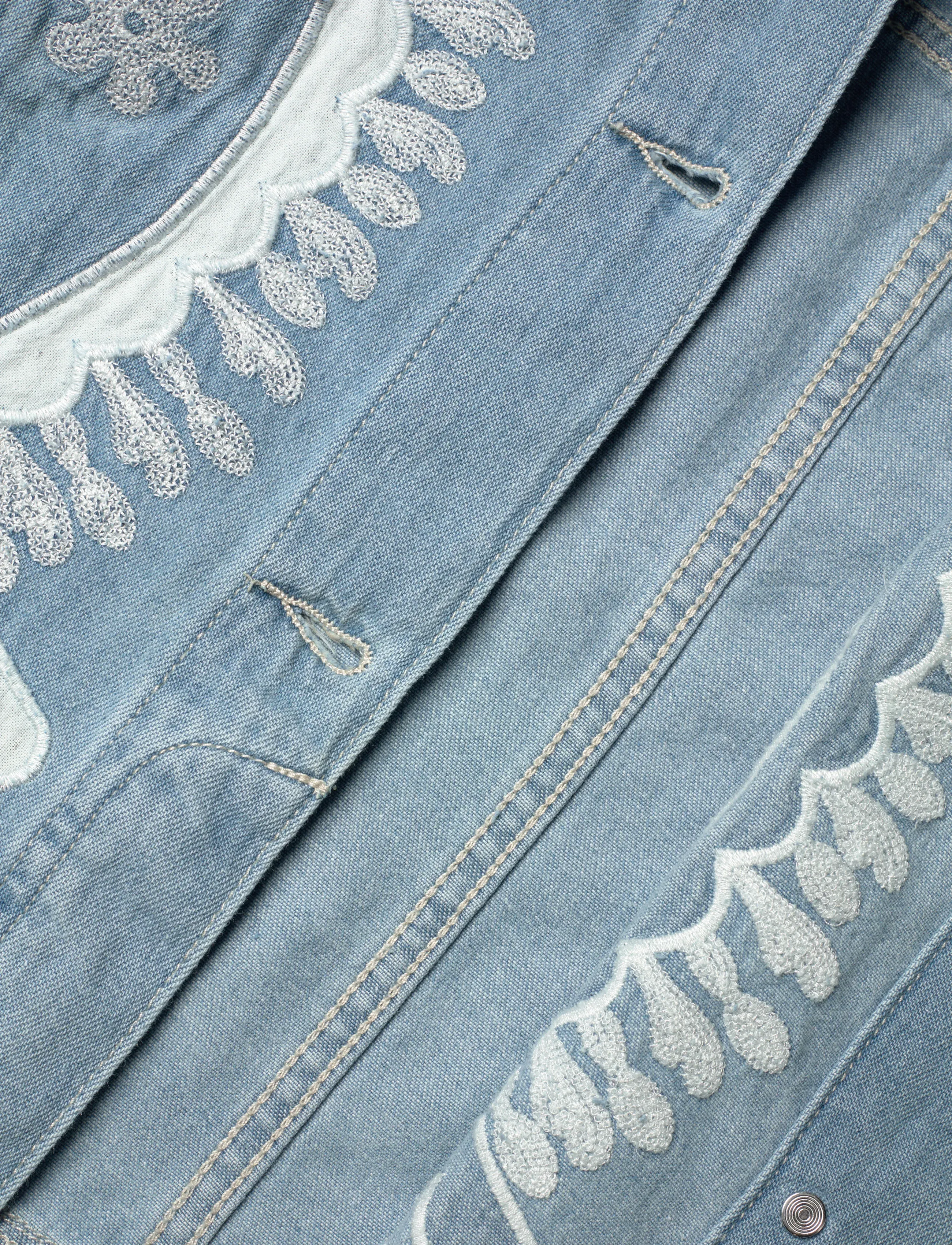 Desigual - WOMAN DENIM TRUCKER JACKET - jeansjackor - blue - 3