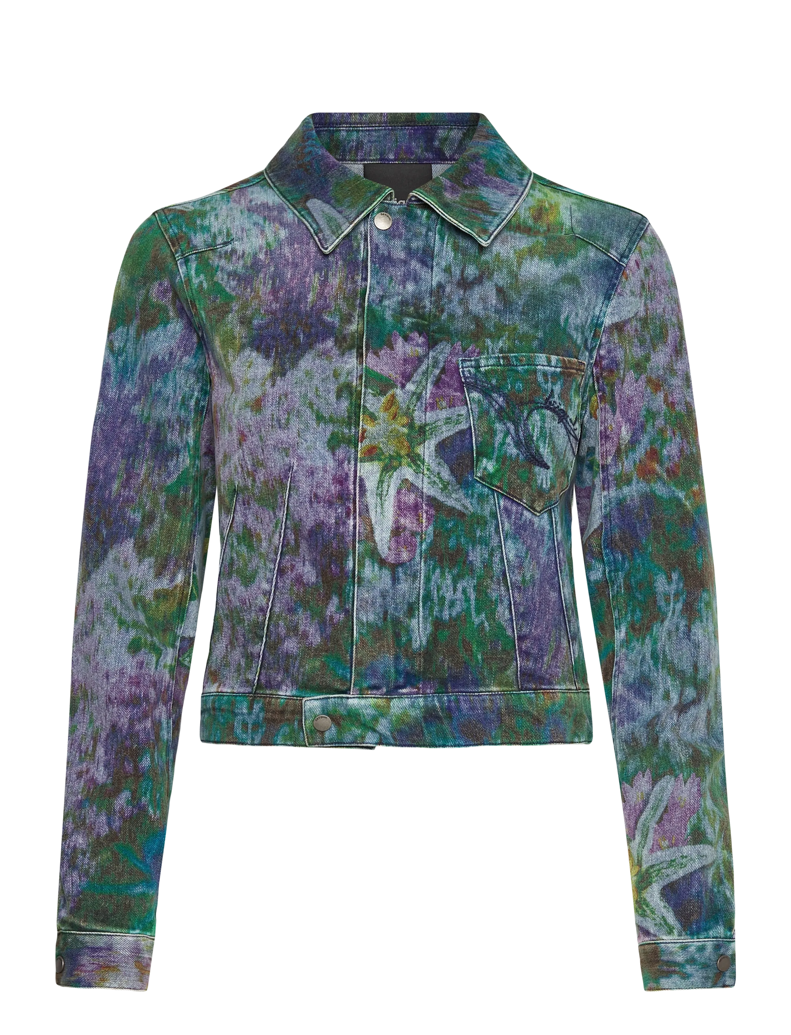 DESIGUAL Frau Denim Trucker Jacke Blau - M - Damen