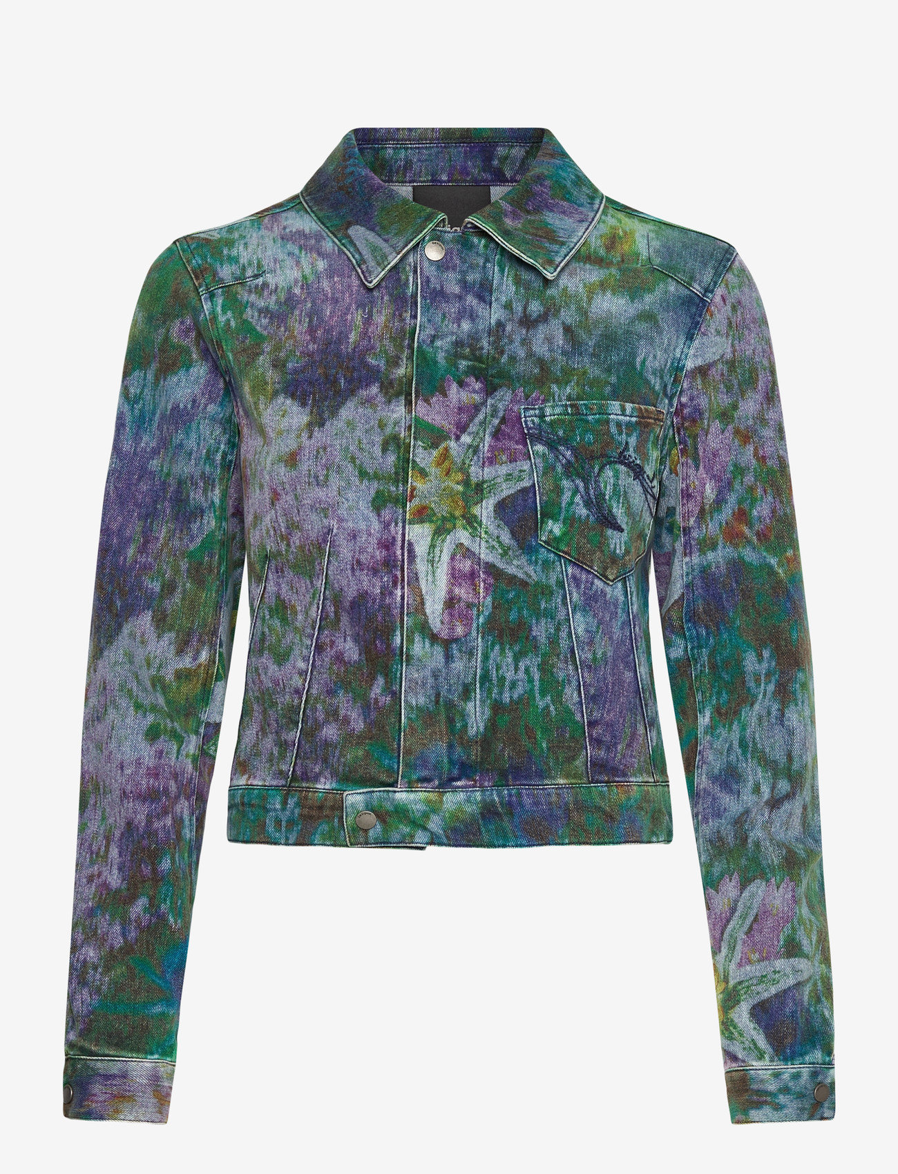 Desigual - WOMAN DENIM TRUCKER JACKET - vårjackor - blue - 0