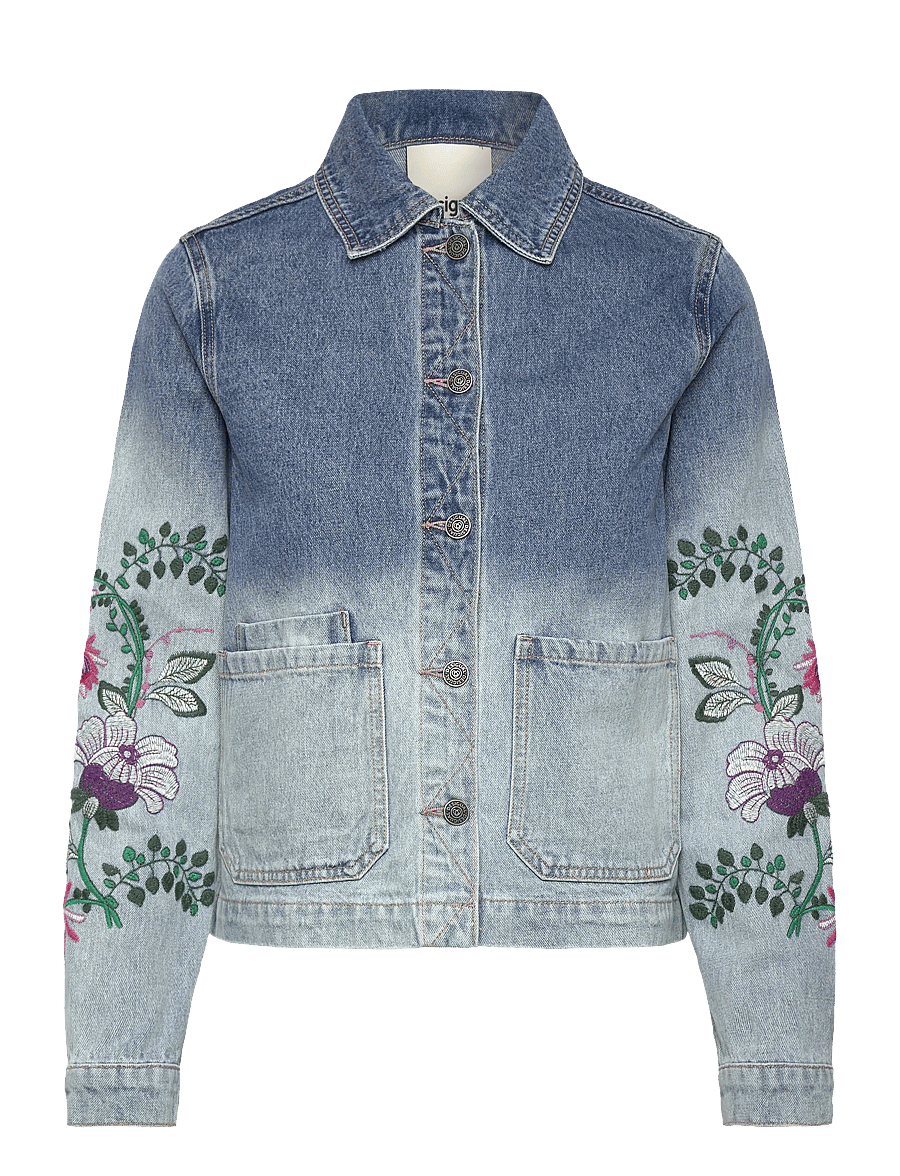 Desigual - WOMAN DENIM TRUCKER JACKET - jeansjakker - blue - 1
