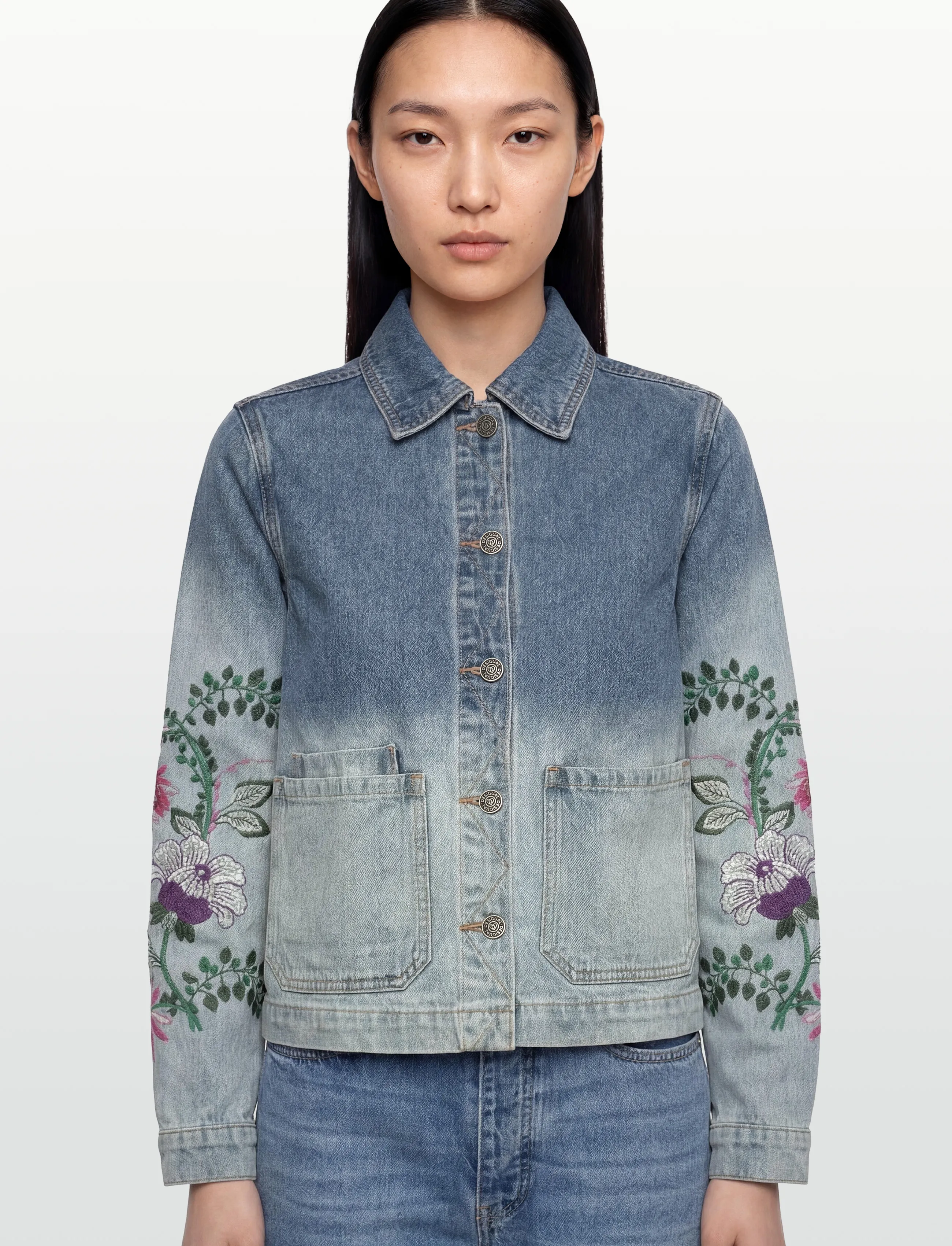 Desigual - WOMAN DENIM TRUCKER JACKET - vårjackor - blue - 3
