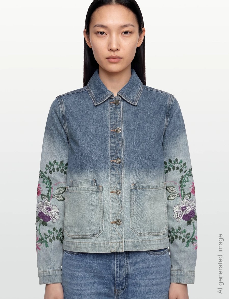 Desigual - WOMAN DENIM TRUCKER JACKET - jeansjakker - blue - 3