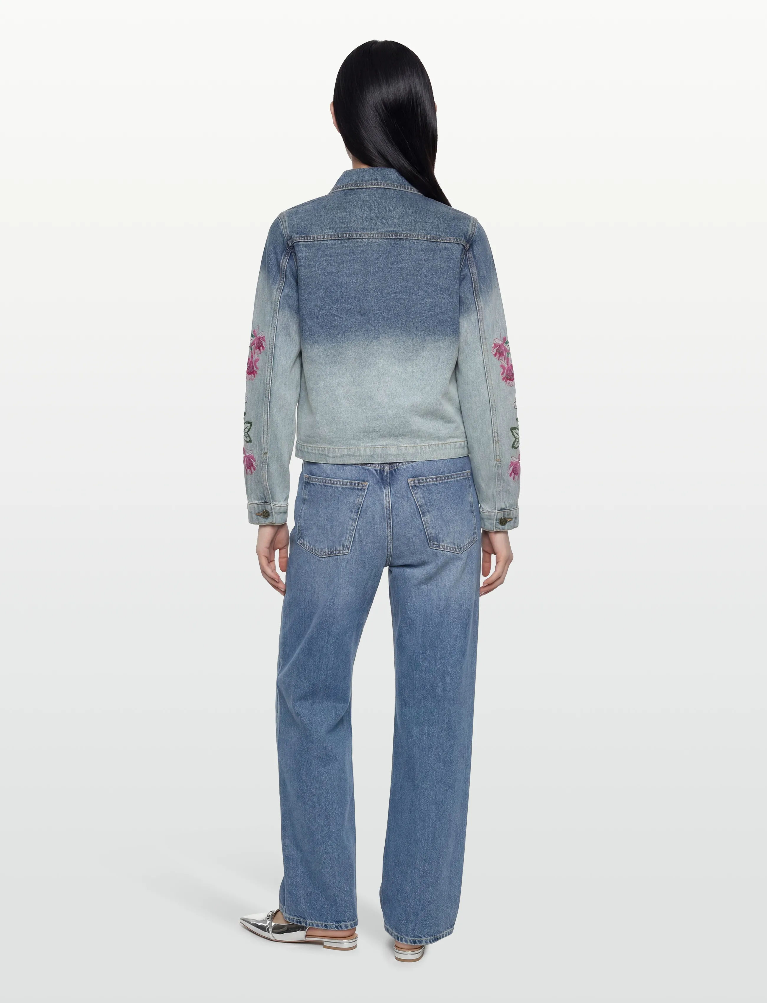 Desigual - WOMAN DENIM TRUCKER JACKET - vårjackor - blue - 4