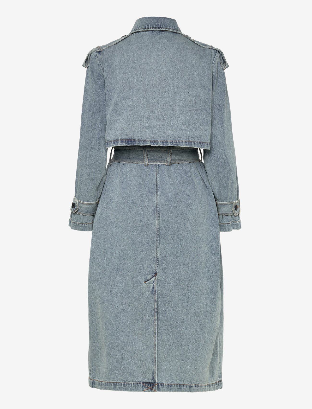 Desigual - WOMAN DENIM TRENCH - trench coats - blue - 1