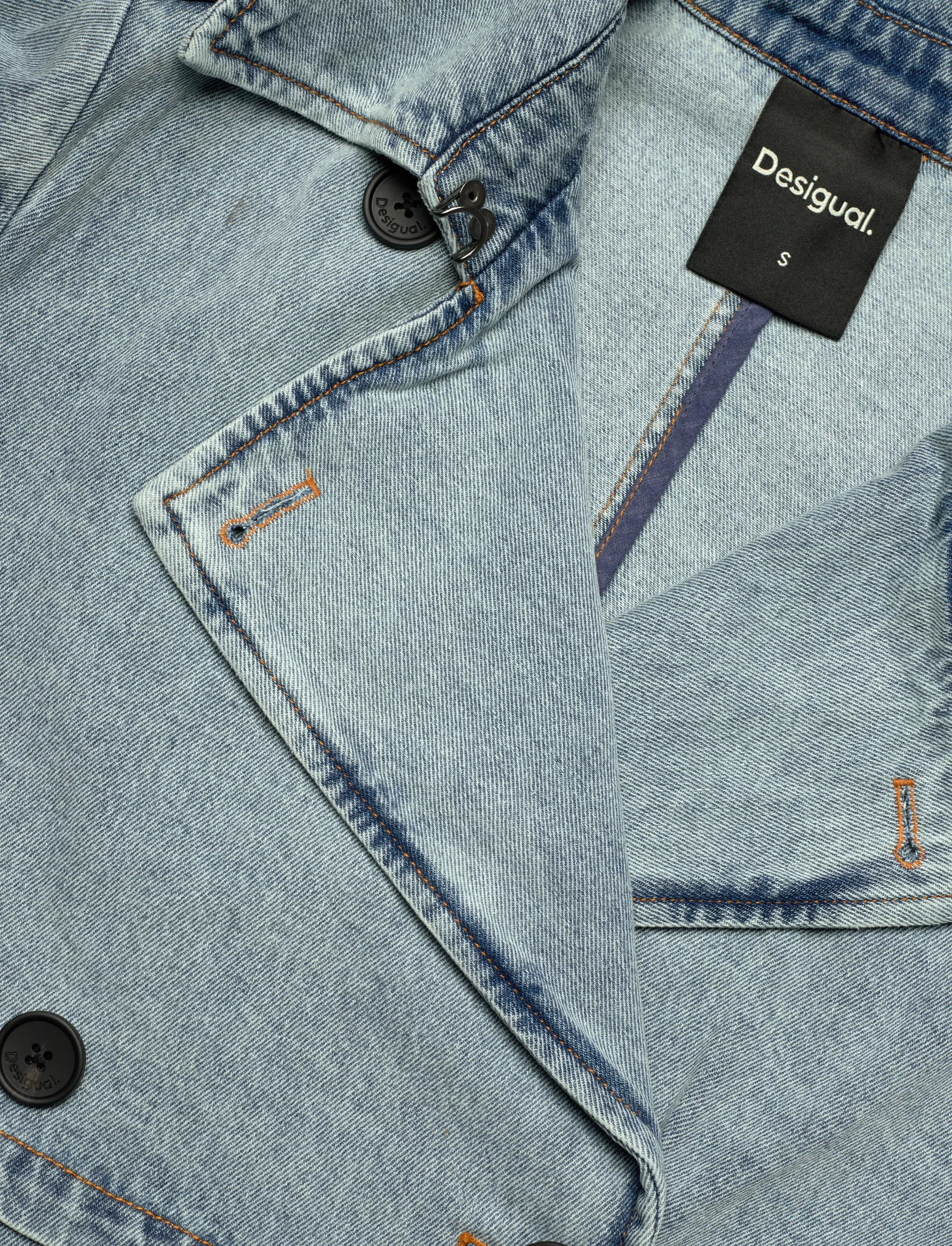 Desigual - WOMAN DENIM TRENCH - trenchcoats - blue - 3