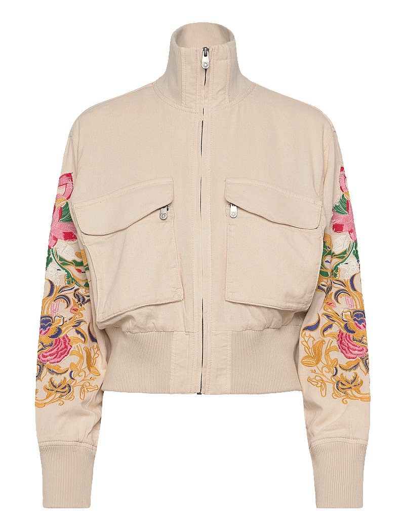 Desigual - WOMAN WOVEN JACKET - spring jackets - white - 0