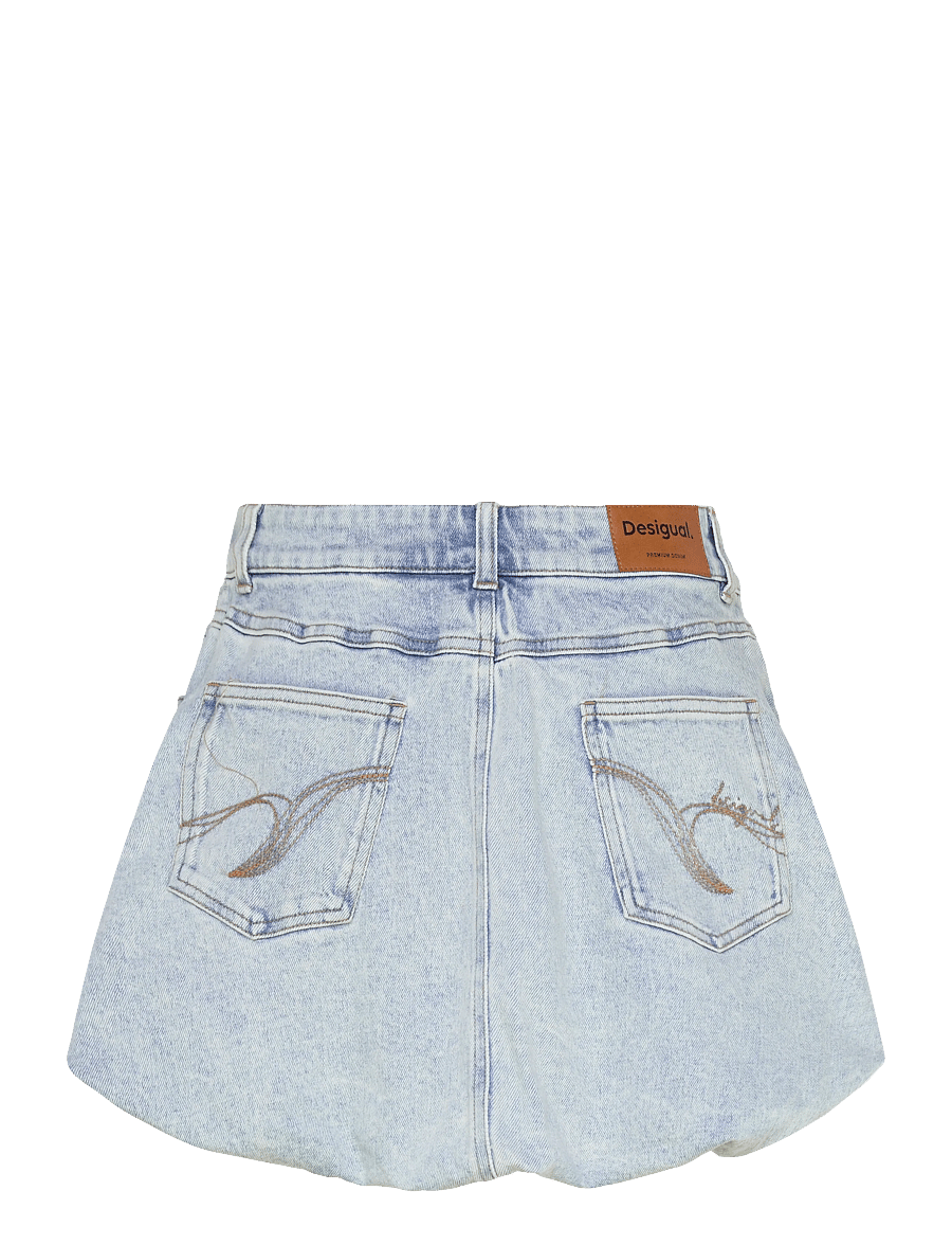 Desigual - FAL_GLOBO - denimnederdele - blue - 2