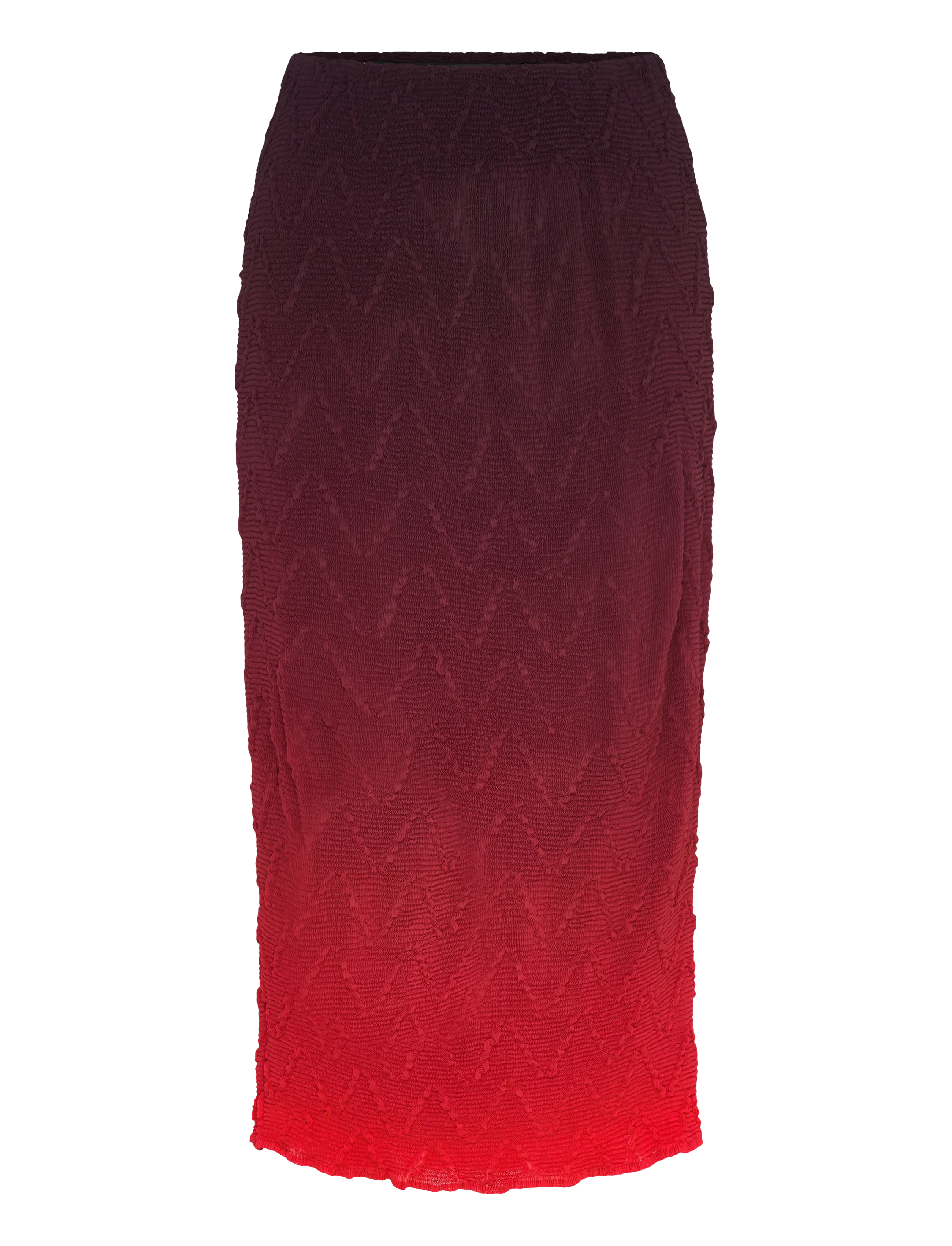 Desigual FAL_STRAW, 3092 RED, L - Midi nederdele - RED / red