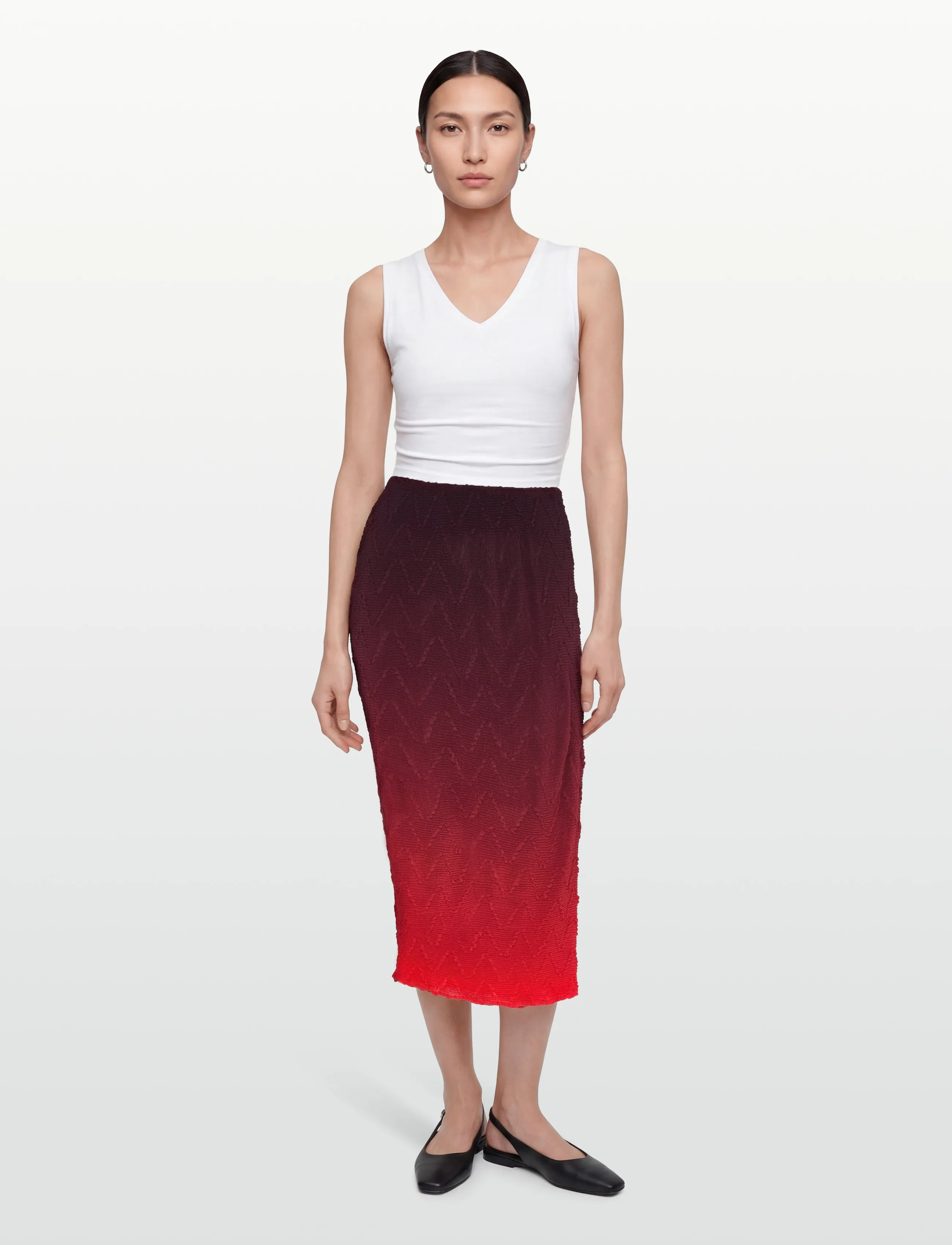 Desigual - FAL_STRAW - midi-röcke - red - 0