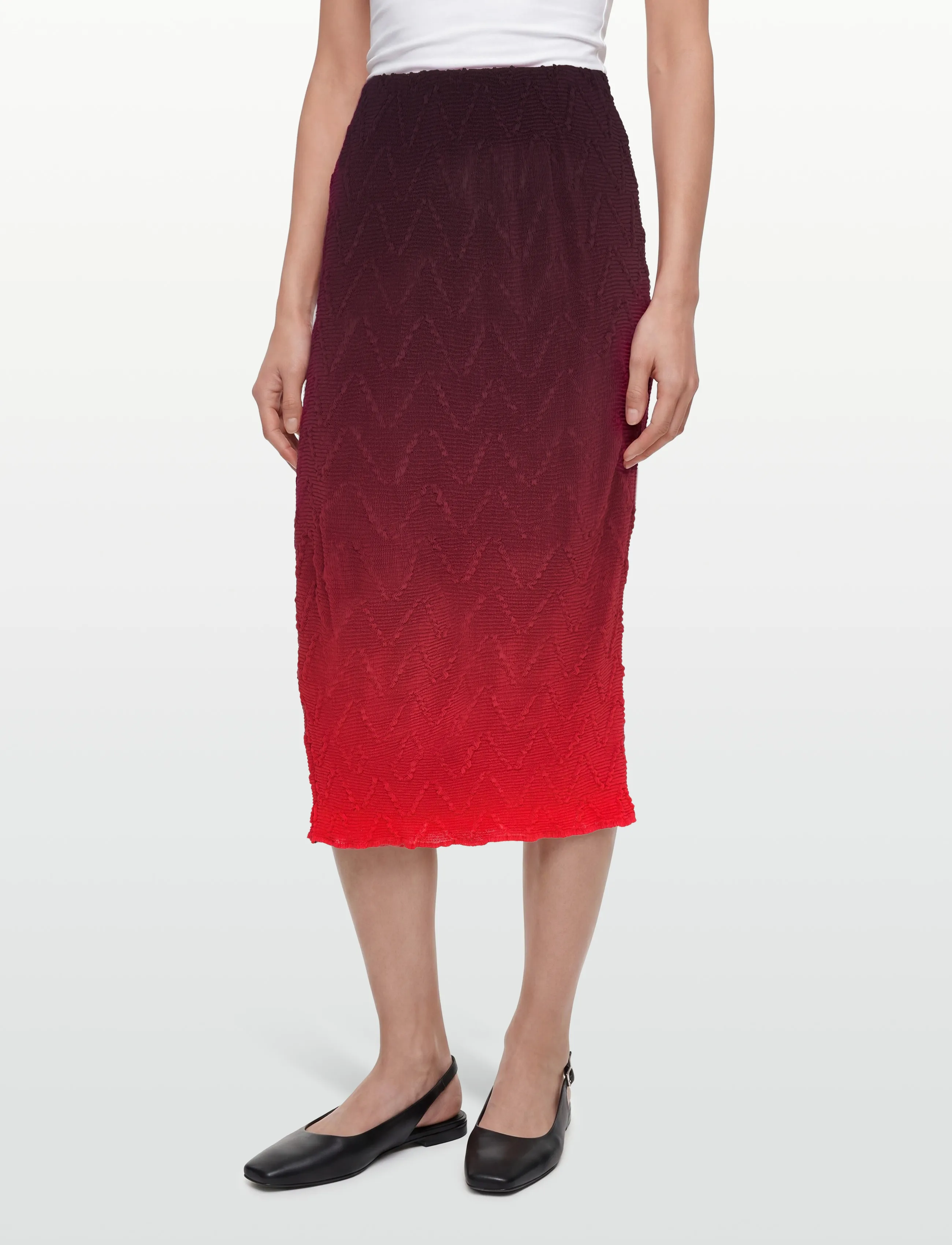 Desigual - FAL_STRAW - midi-röcke - red - 3