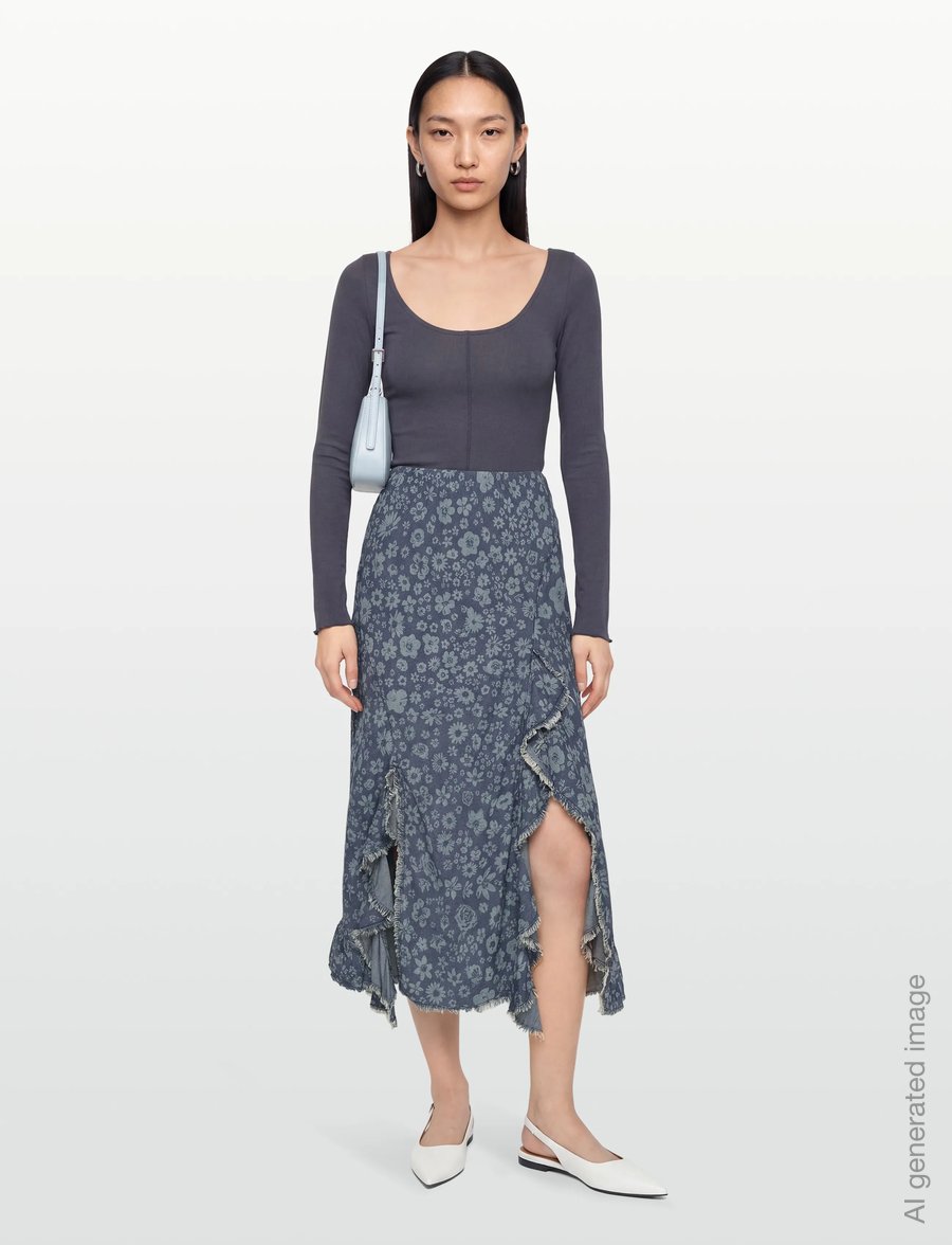 Desigual - FAL_ANEM - jeanskjolar - blue - 0