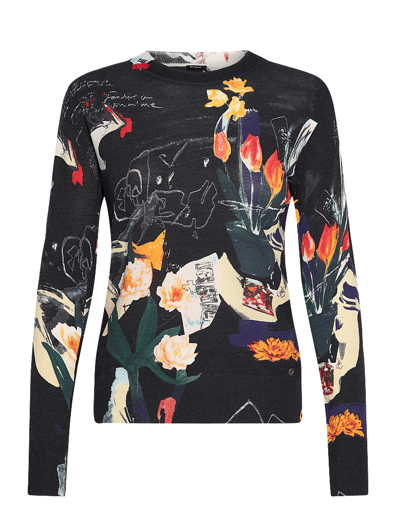 Desigual - JERS_NANTES_LACROIX - truien - black - 0