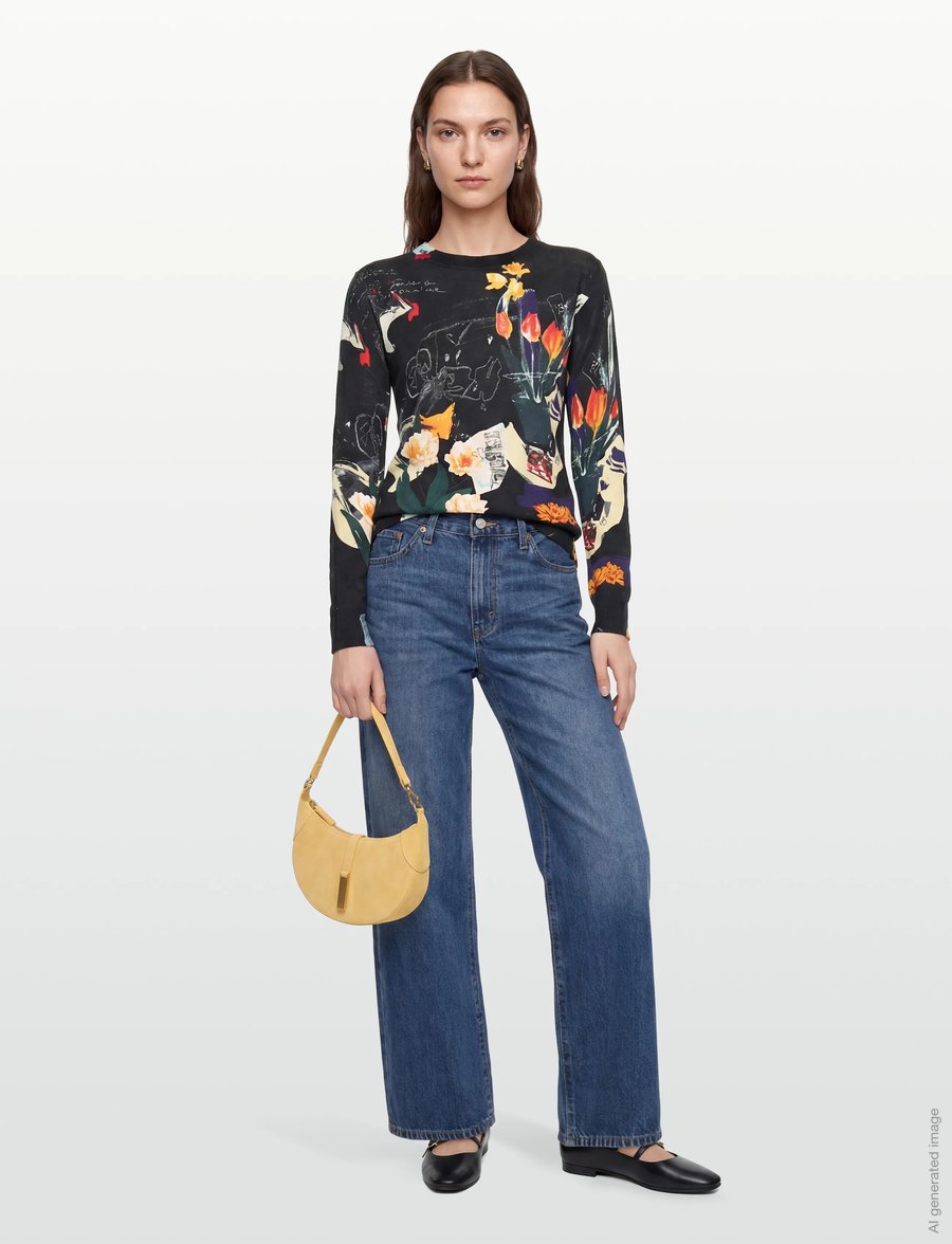 Desigual - JERS_NANTES_LACROIX - sviitrid - black - 0