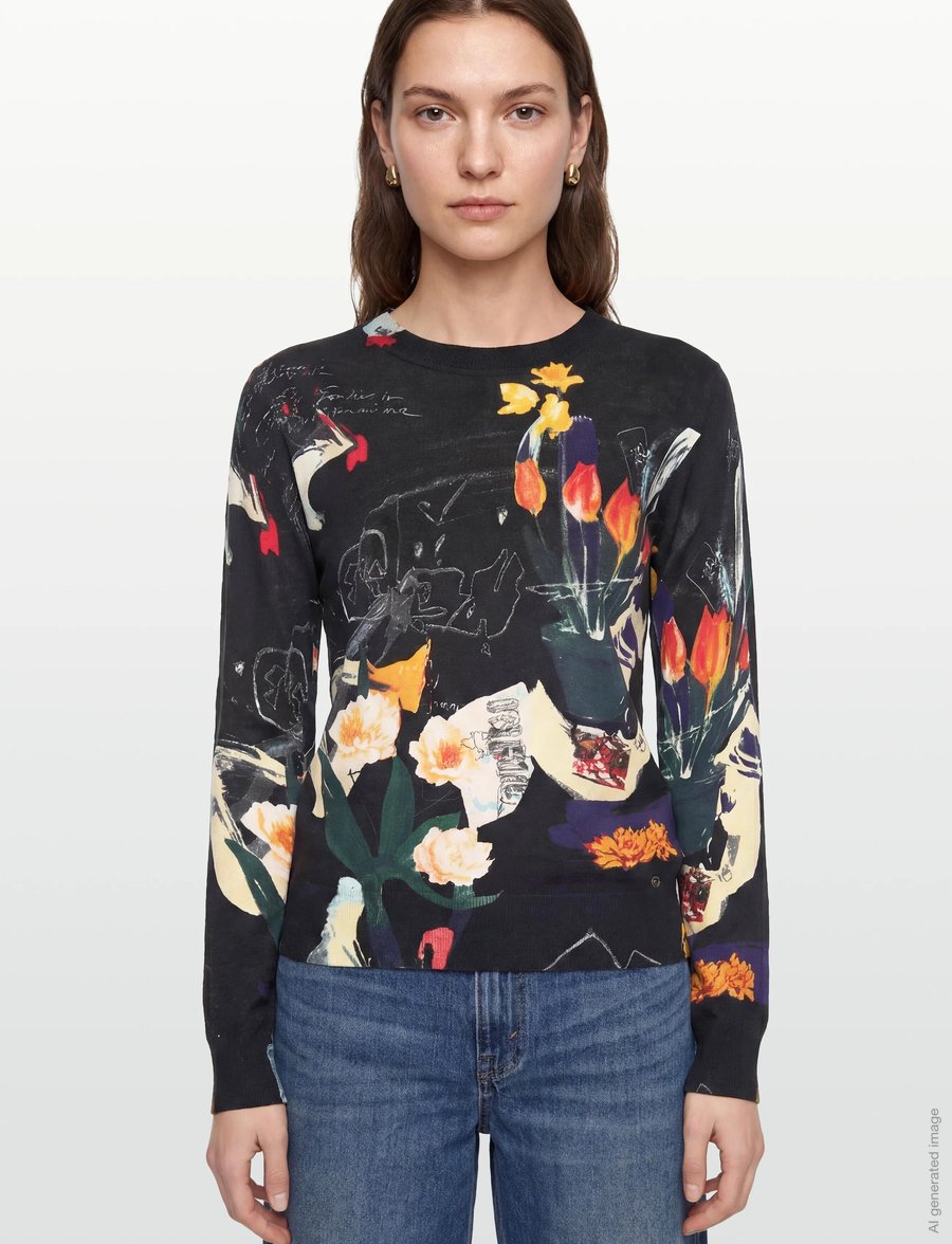 Desigual - JERS_NANTES_LACROIX - sviitrid - black - 3