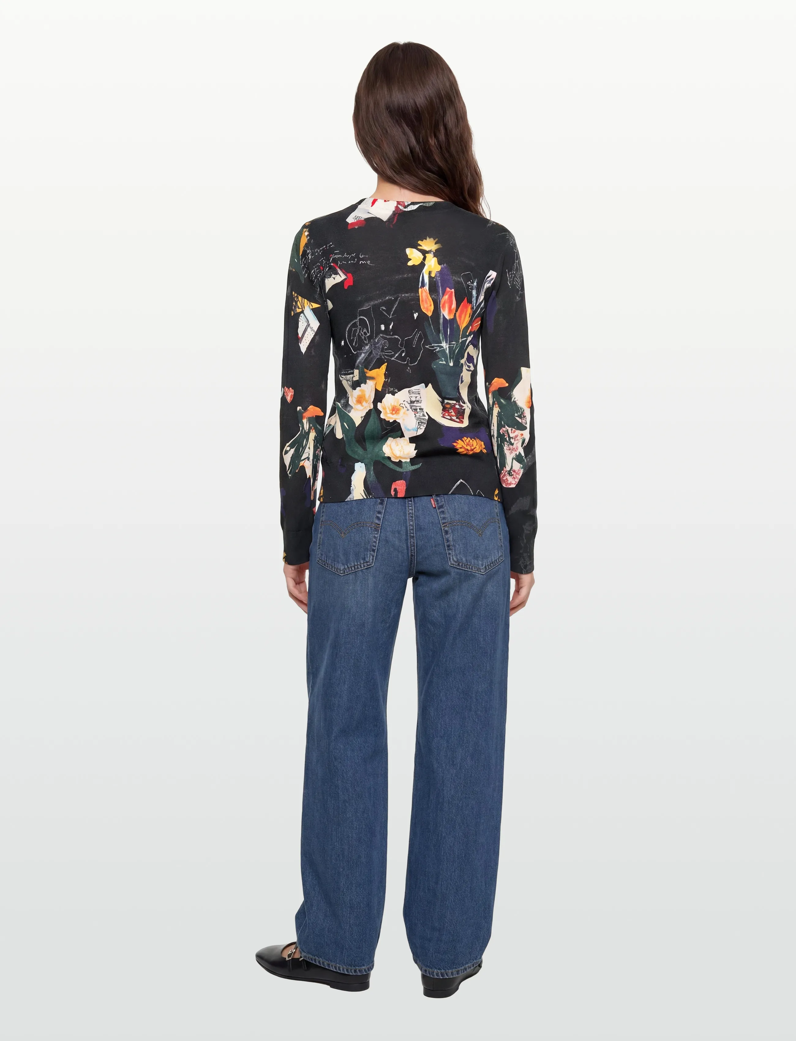 Tröjor Desigual JERS_NANTES_LACROIX 26SWJF35 7