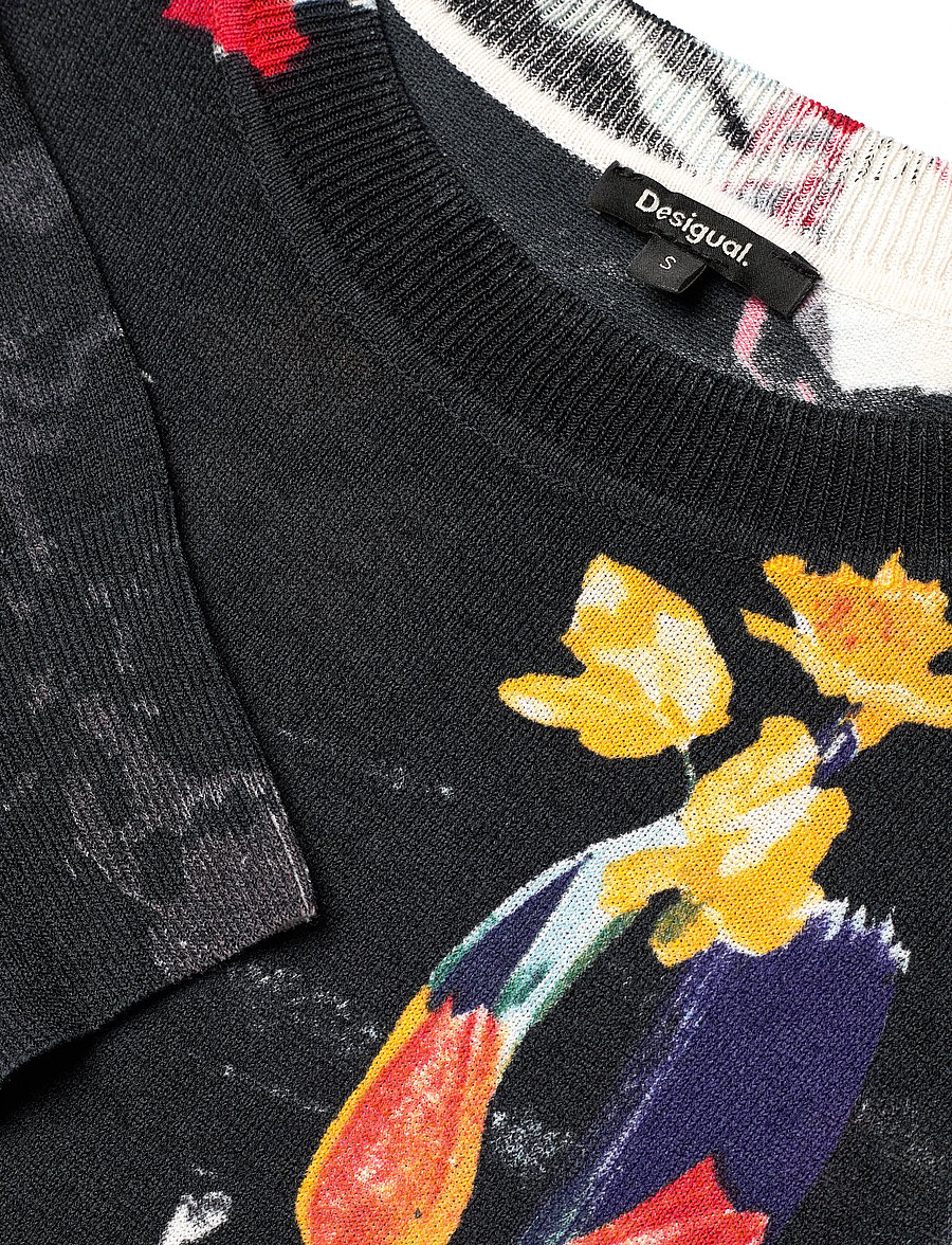 Desigual - JERS_NANTES_LACROIX - trøjer - black - 2