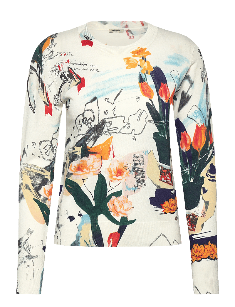 Desigual - JERS_NANTES_LACROIX - trøjer - white - 0
