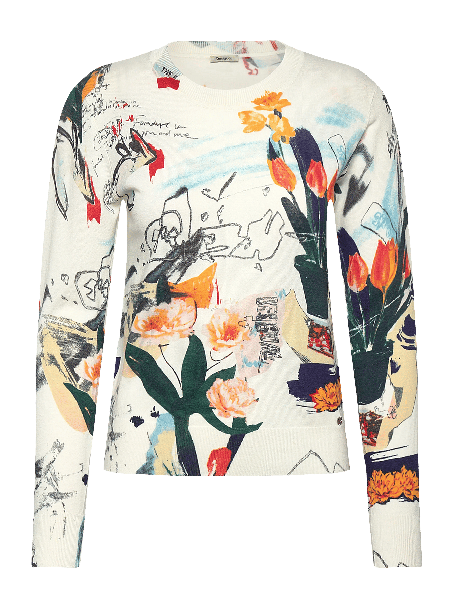 Desigual - JERS_NANTES_LACROIX - sviitrid - white - 0
