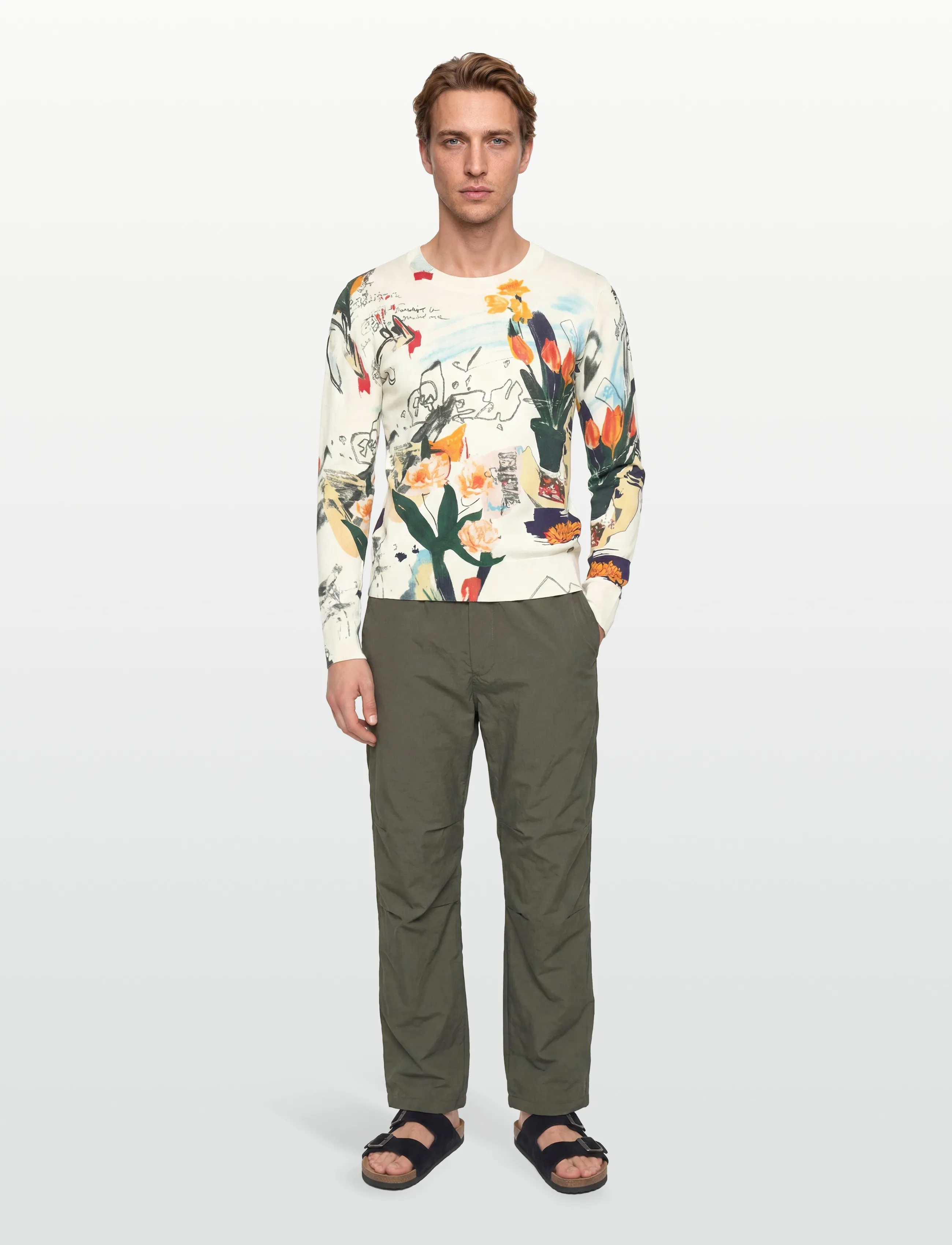 Desigual Jers_Nantes_Lacroix, XL, Cream, Strik > Trøjer, Dame