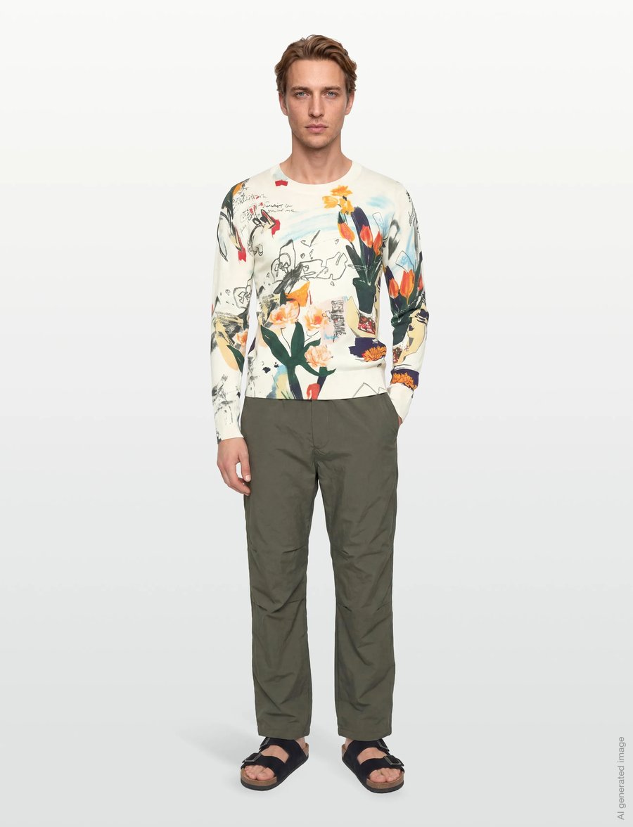 Desigual - JERS_NANTES_LACROIX - swetry - white - 0