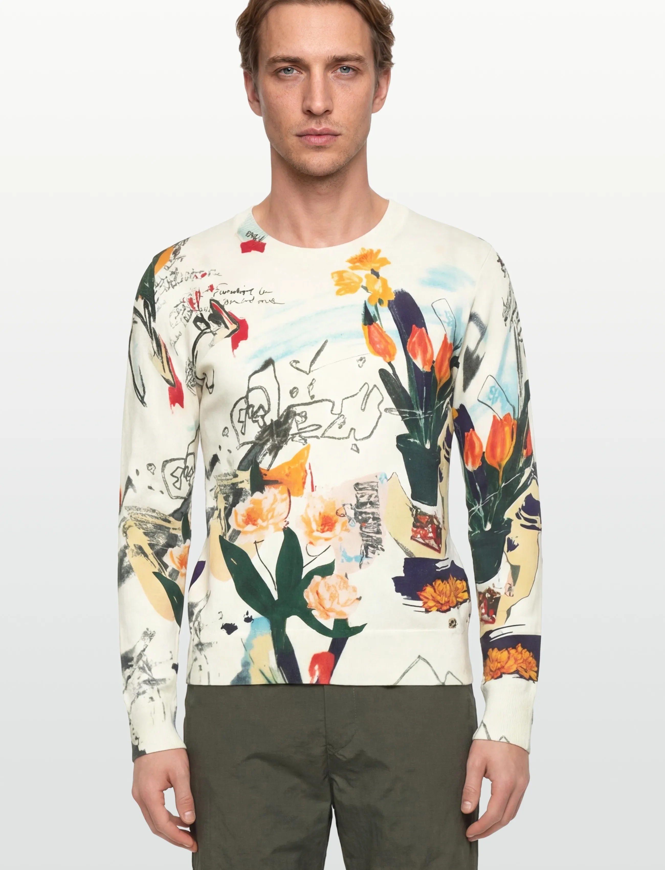 Desigual - JERS_NANTES_LACROIX - swetry - white - 3