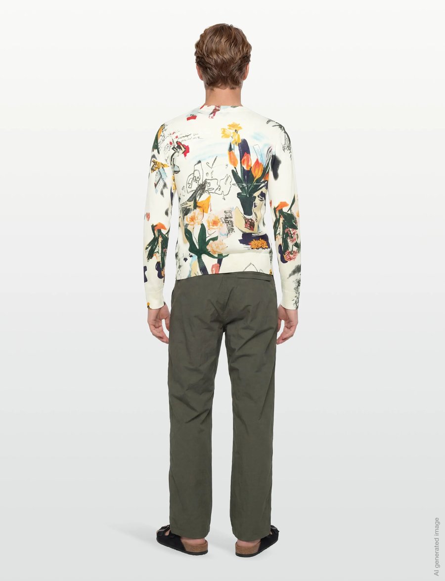 Desigual - JERS_NANTES_LACROIX - pullover - white - 4