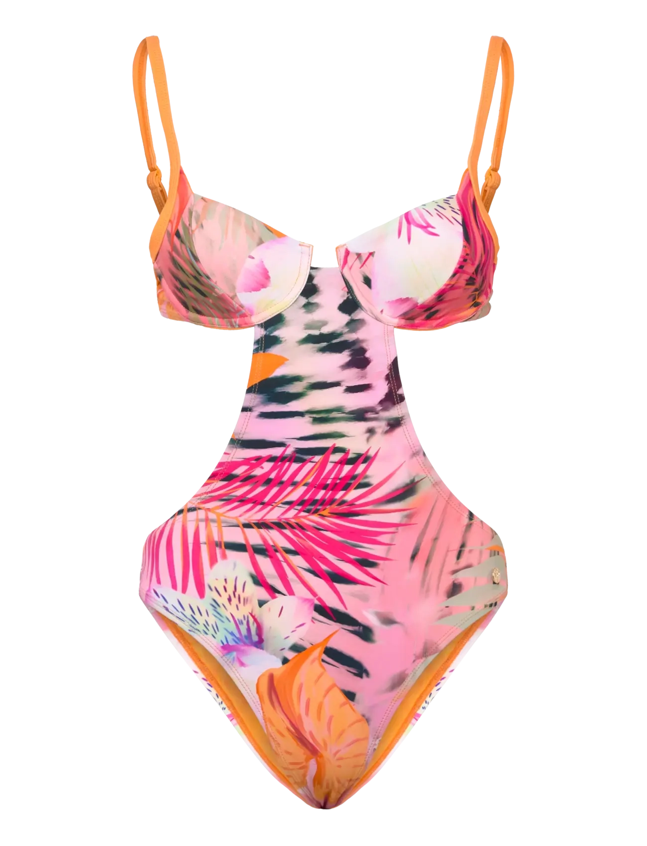 Desigual Swim_Nasau One Piece, XL, Bademode, Orange - Swimsuits, Frauen