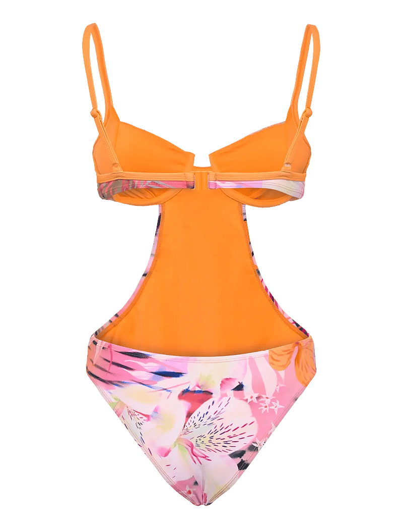 Desigual - SWIM_NASAU ONE PIECE - badeanzüge - yellow - 1