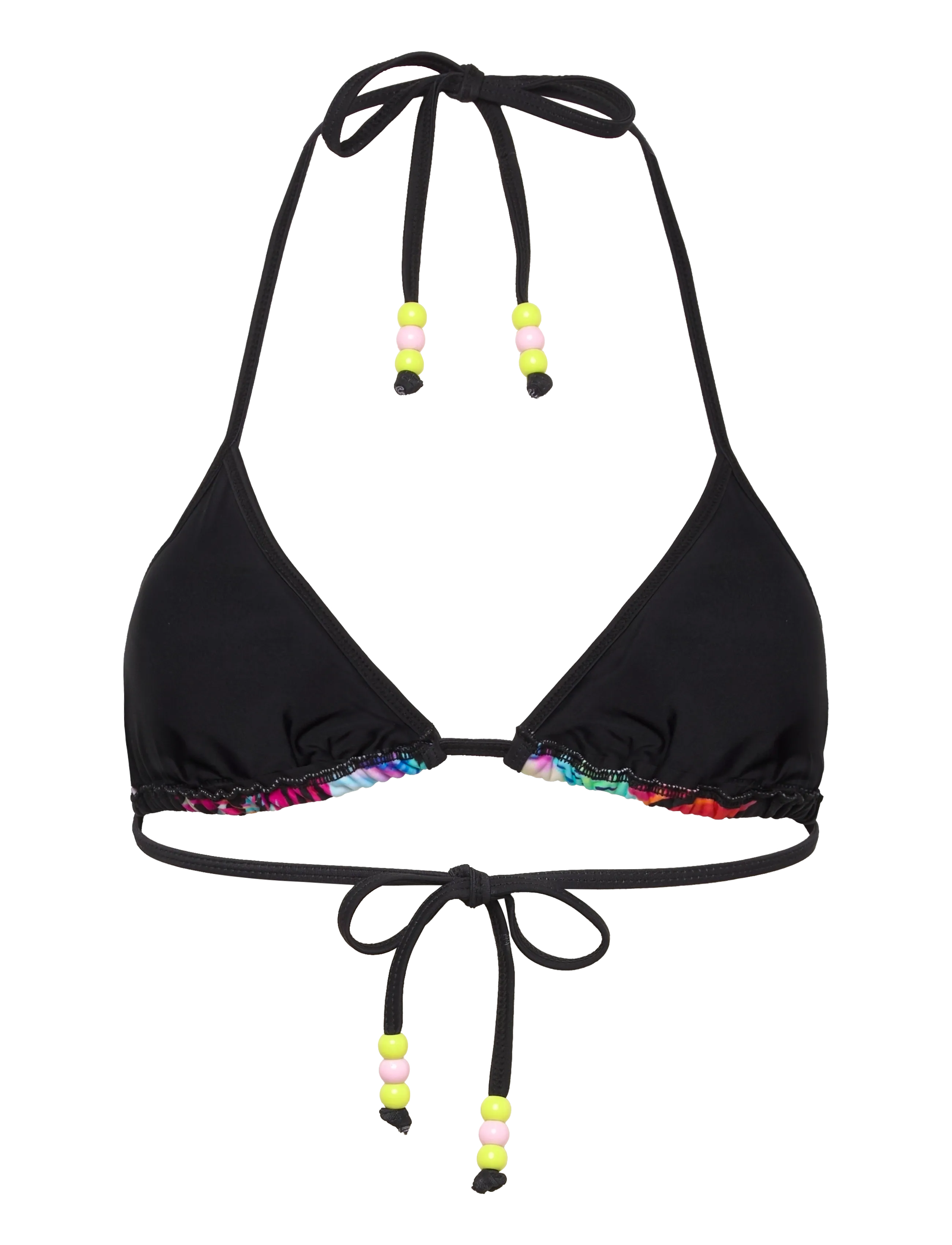 Desigual - SWIM_DAIKIRI TOP - kolmiobikinit - black - 1
