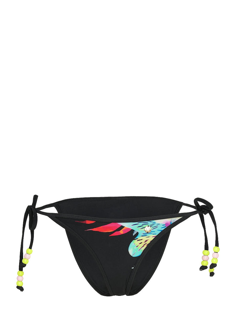Desigual - SWIM_DAIKIRI BOTTOM - bikinis mit seitenbändern - black - 0
