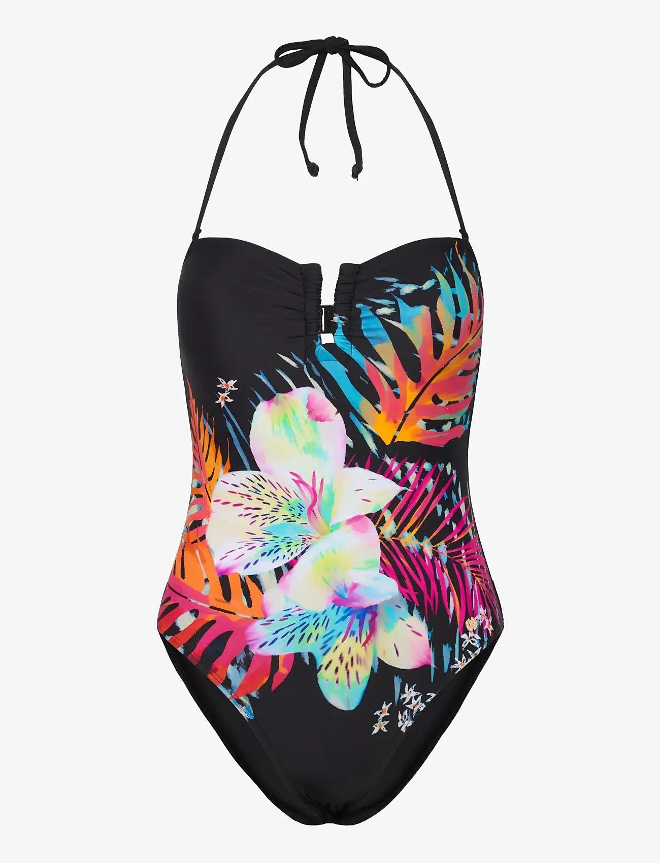 Desigual - SWIM_DAIKIRI ONE PIECE - swimsuits - black - 0