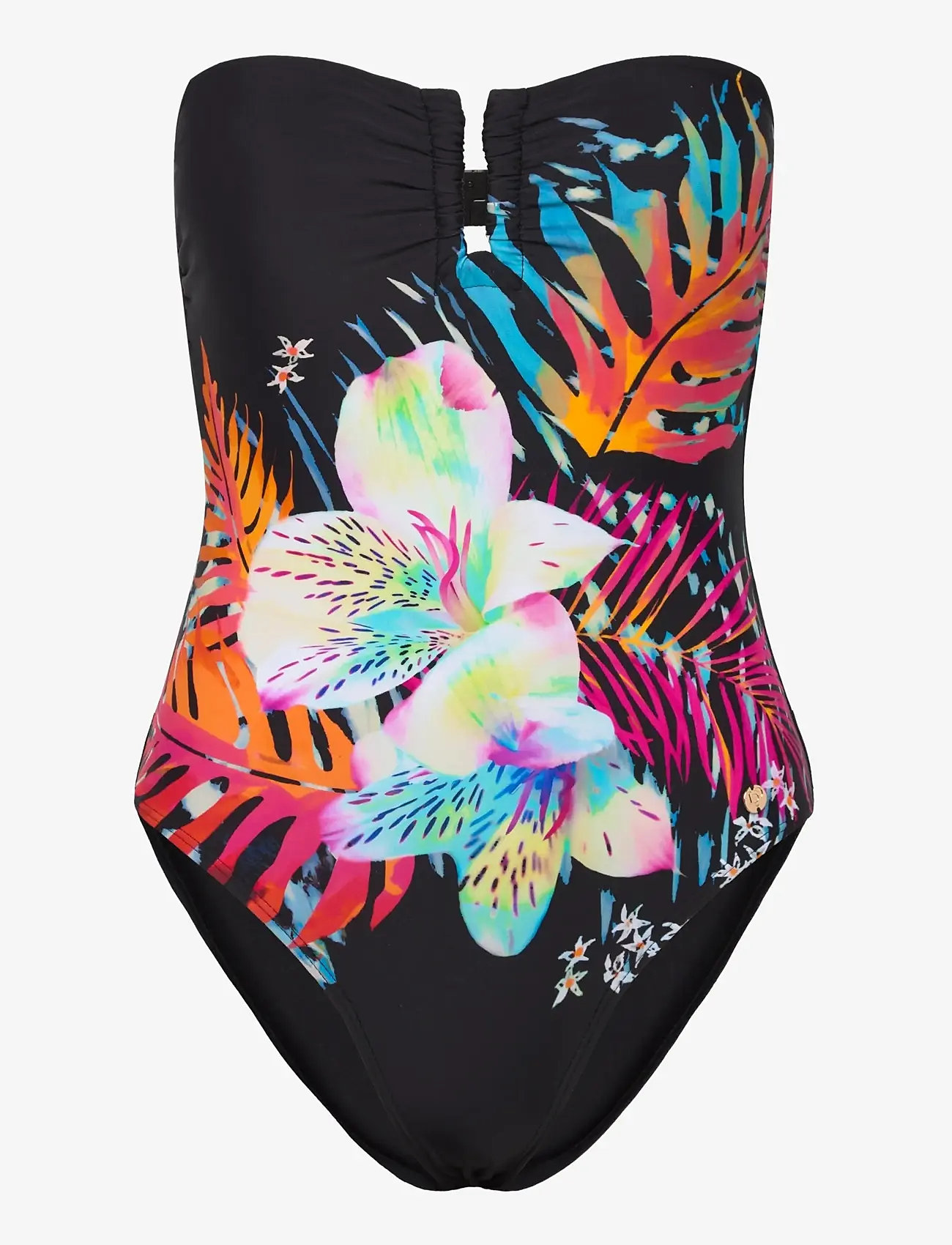 Desigual - SWIM_DAIKIRI ONE PIECE - swimsuits - black - 2