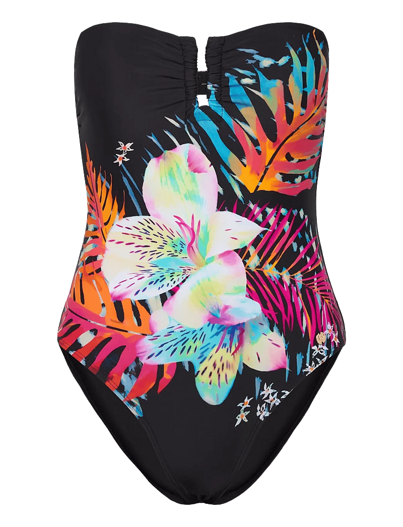 Desigual - SWIM_DAIKIRI ONE PIECE - badeanzüge - black - 2