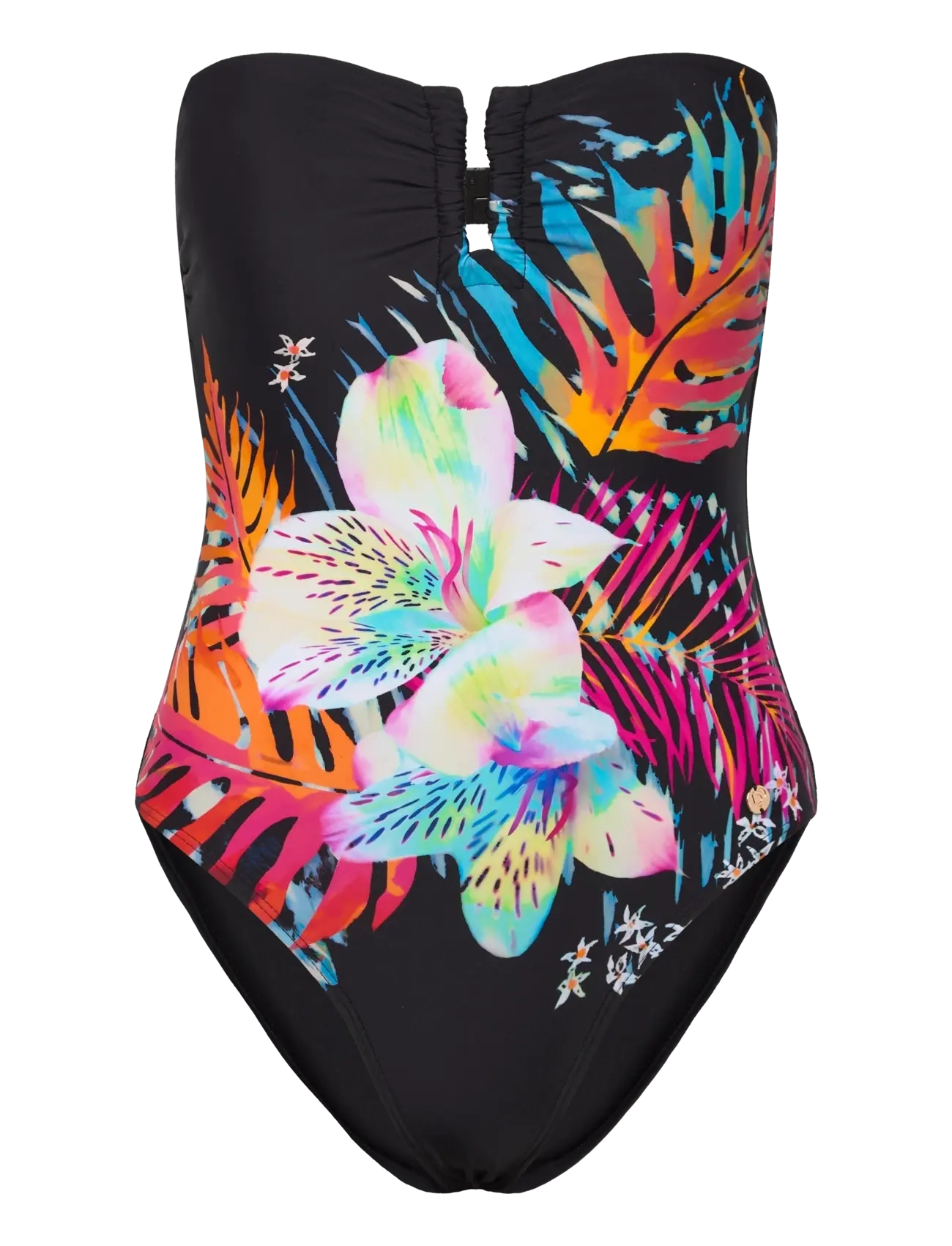 Desigual - SWIM_DAIKIRI ONE PIECE - swimsuits - black - 2