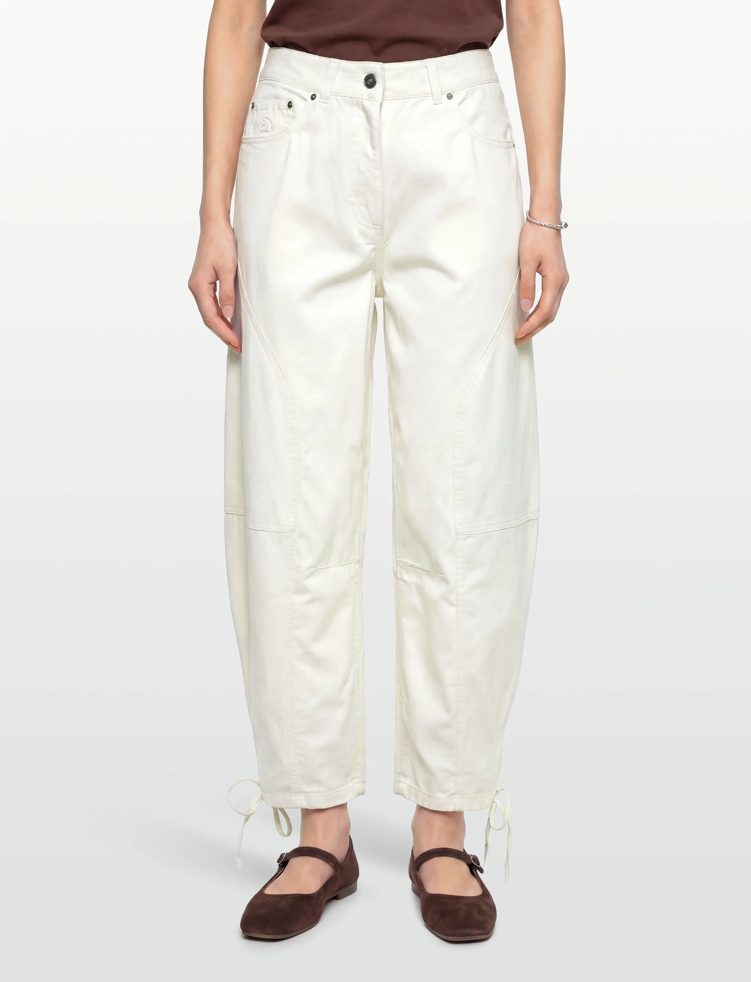 Desigual - PANT_TROY - wide leg trousers - material finishes - 3