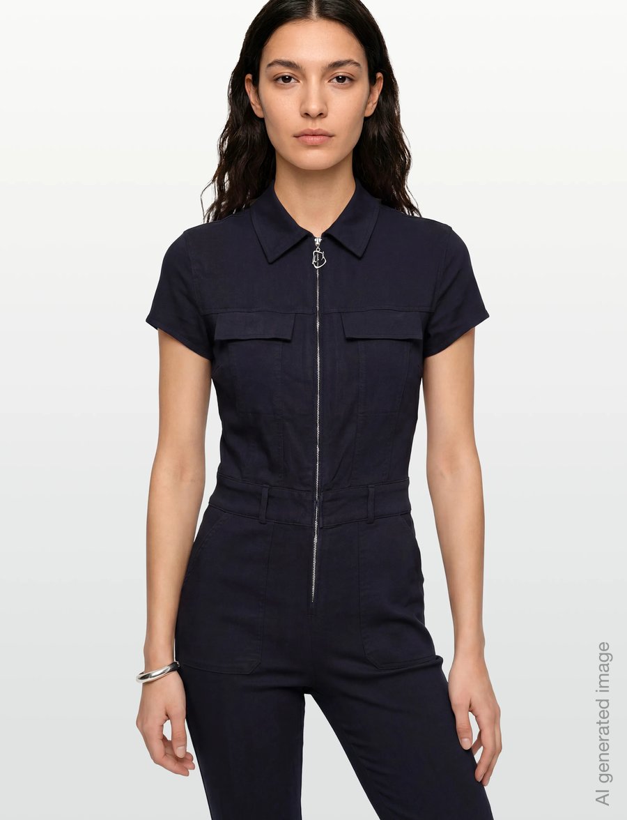 Desigual - JUMPSUIT_LAVADO - pükskostüümid - blue - 3