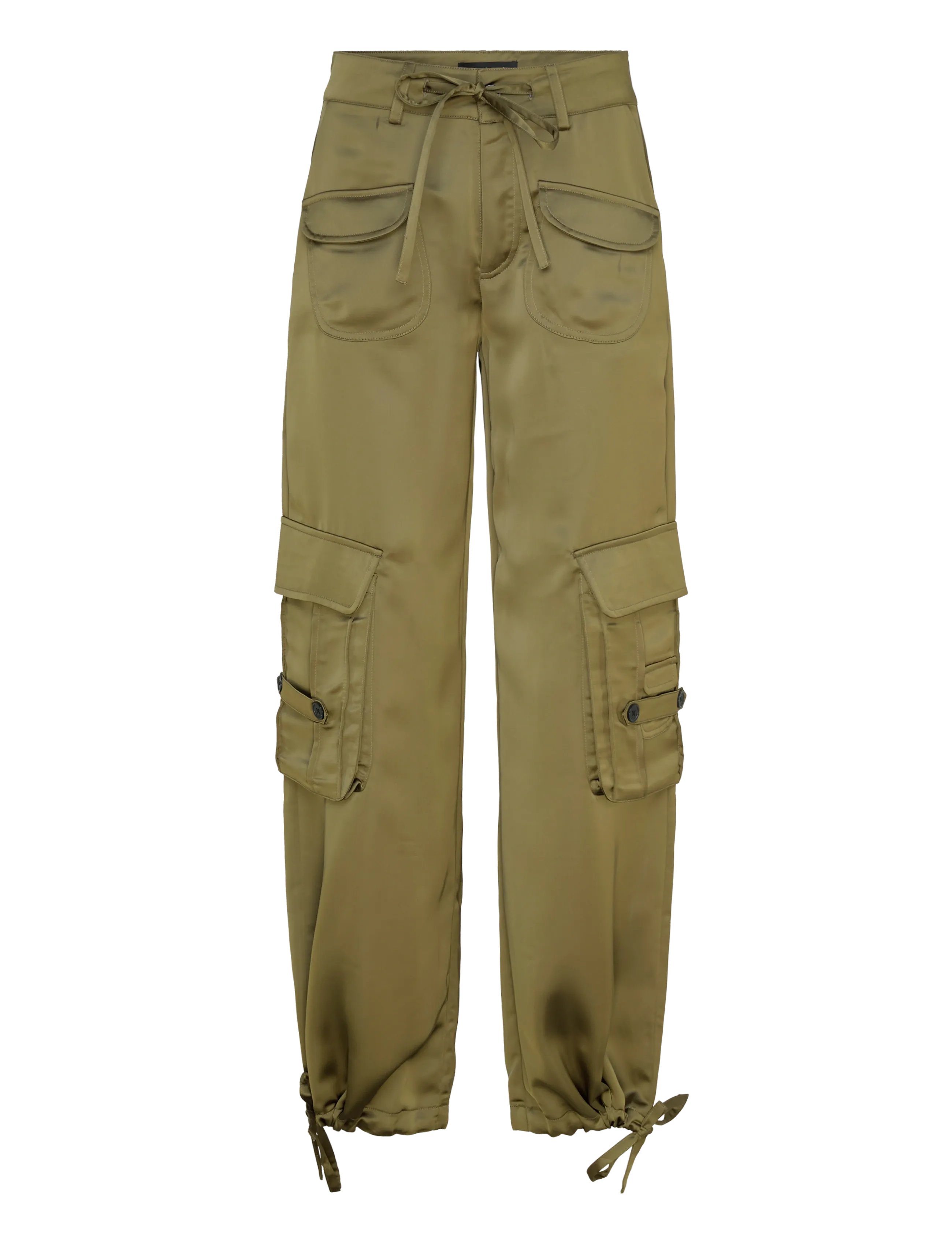 Desigual PANT_FAN, 4092 KAKI, L - Vêtements - GREEN / khaki/green