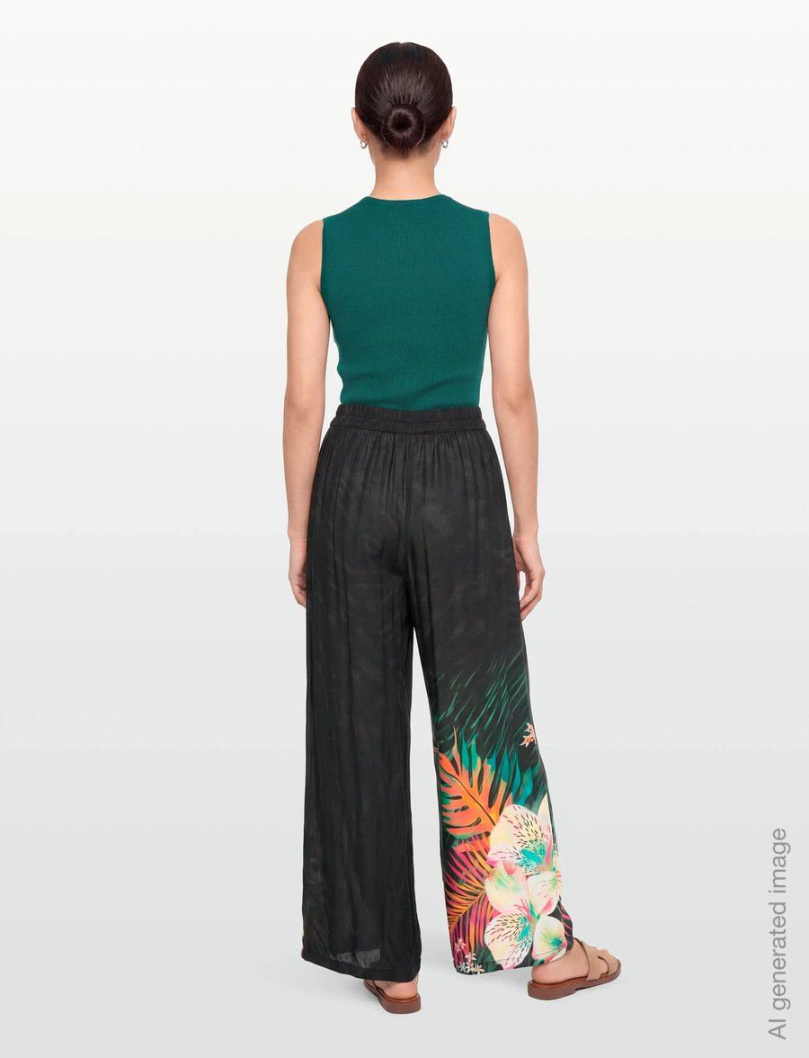 Desigual - PANT_SWIM-DAIKIRI - strandkläder - black - 4