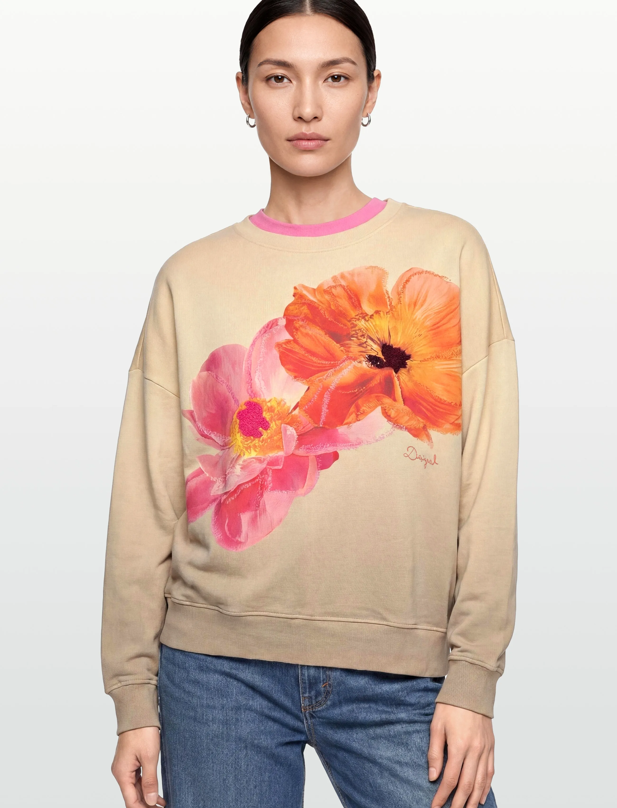 Desigual - SWEAT_NOAH - sweatshirts & hoodies - red - 3