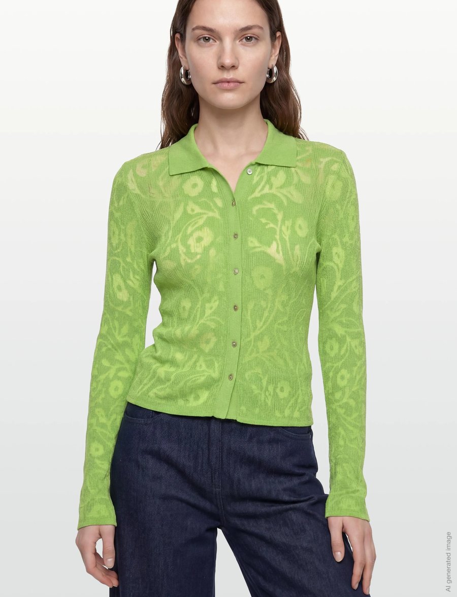 Desigual - TS_LISBOA - cardigans - green - 3