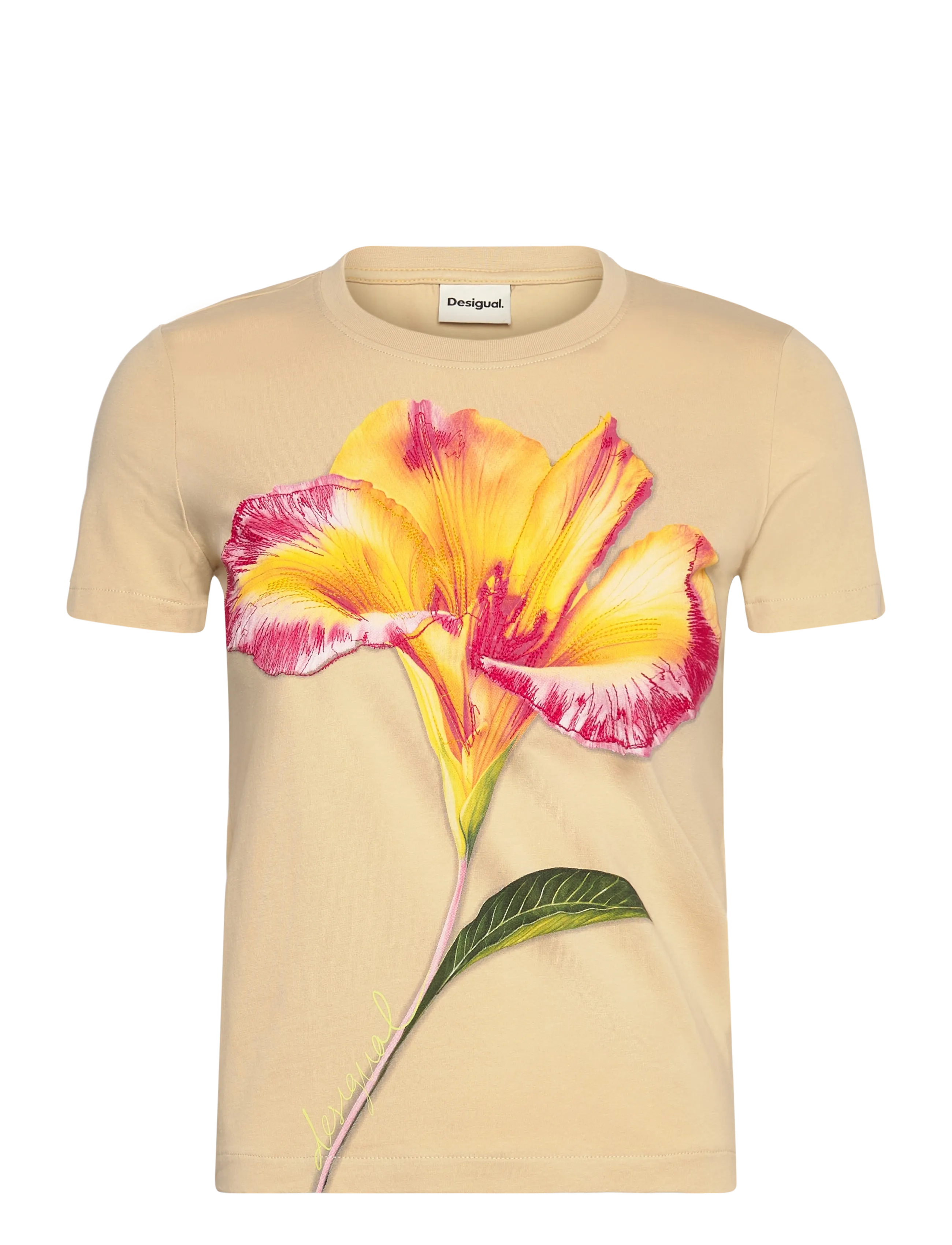 DESIGUAL Ts_Estocolmo Beige - XL - Damen