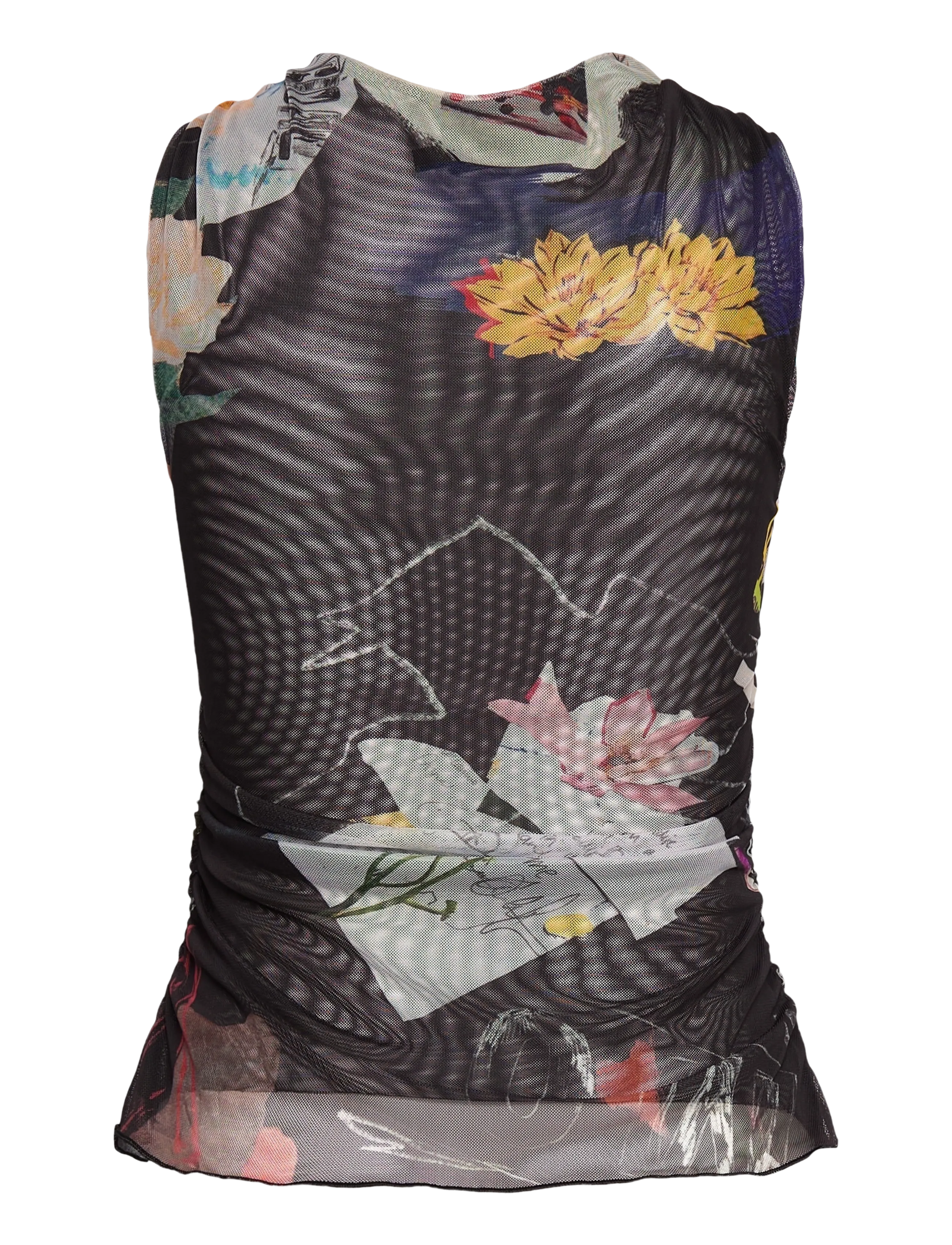 Desigual - TS_BRUSELAS - sleeveless tops - black - 1