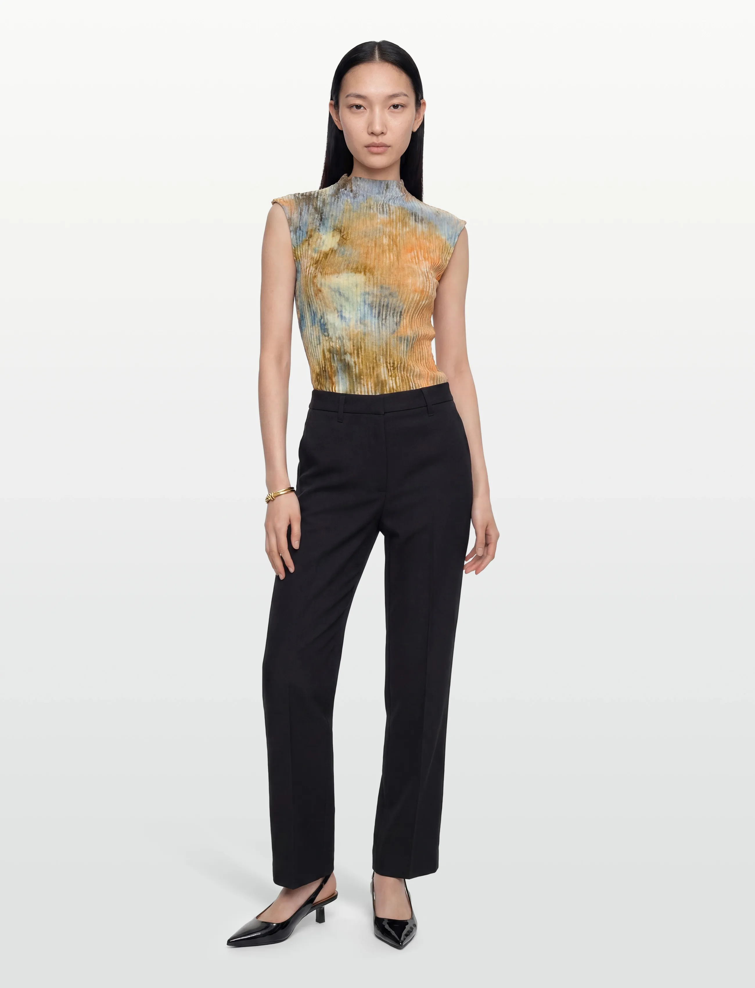 Desigual TS_VENECIA - Mouwloze tops - BROWN / beige
