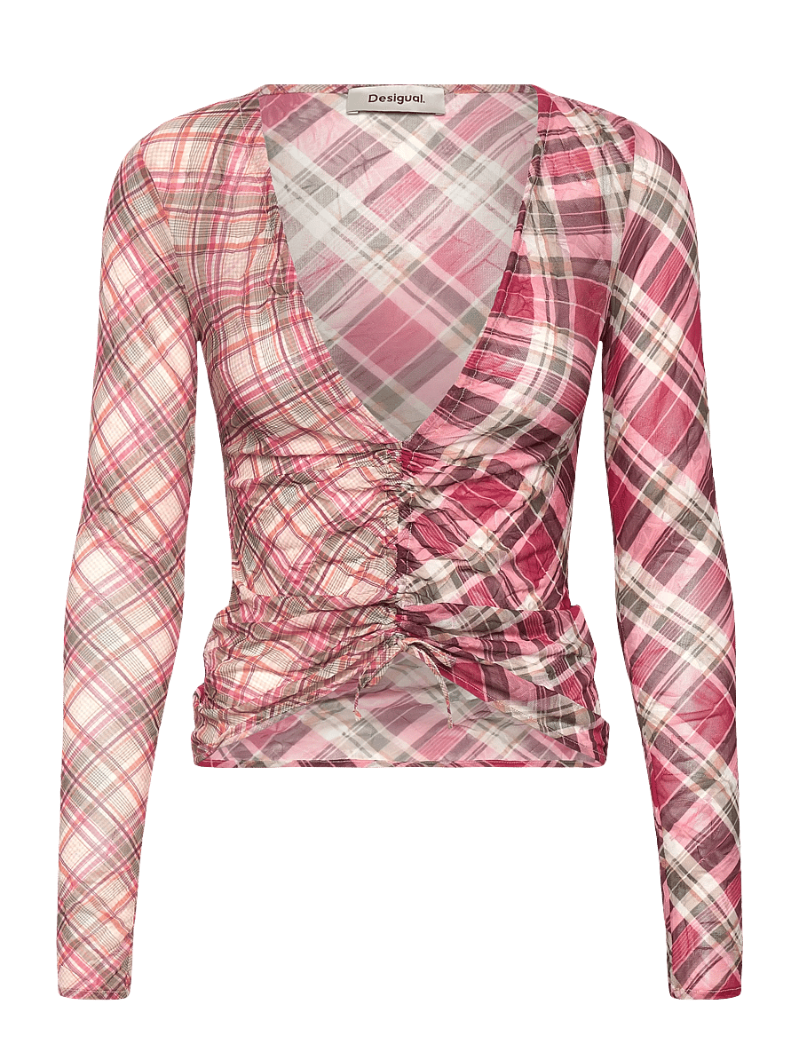 Desigual - TS_ARIZONA - langärmlige tops - red - 1