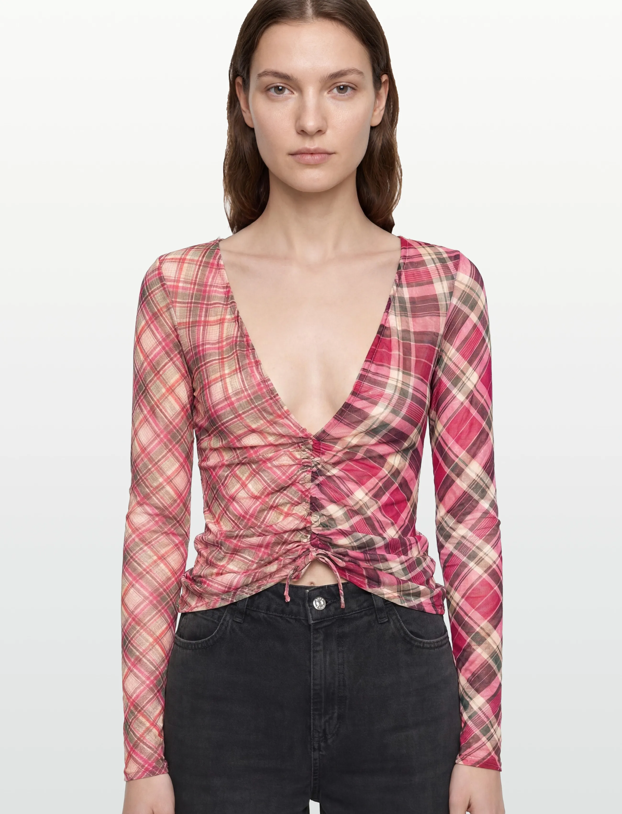 Desigual - TS_ARIZONA - pikkade varrukatega alussärgid - red - 3