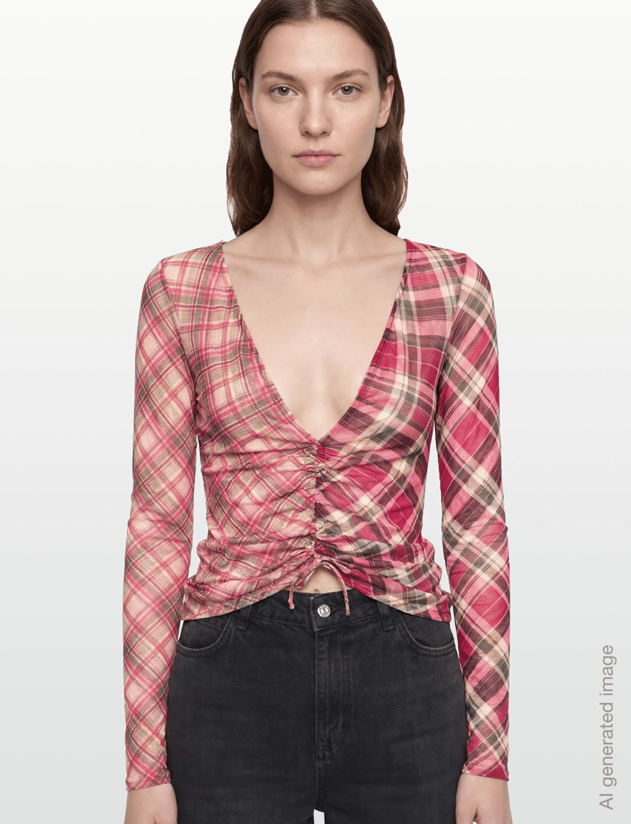 Desigual - TS_ARIZONA - langärmlige tops - red - 3