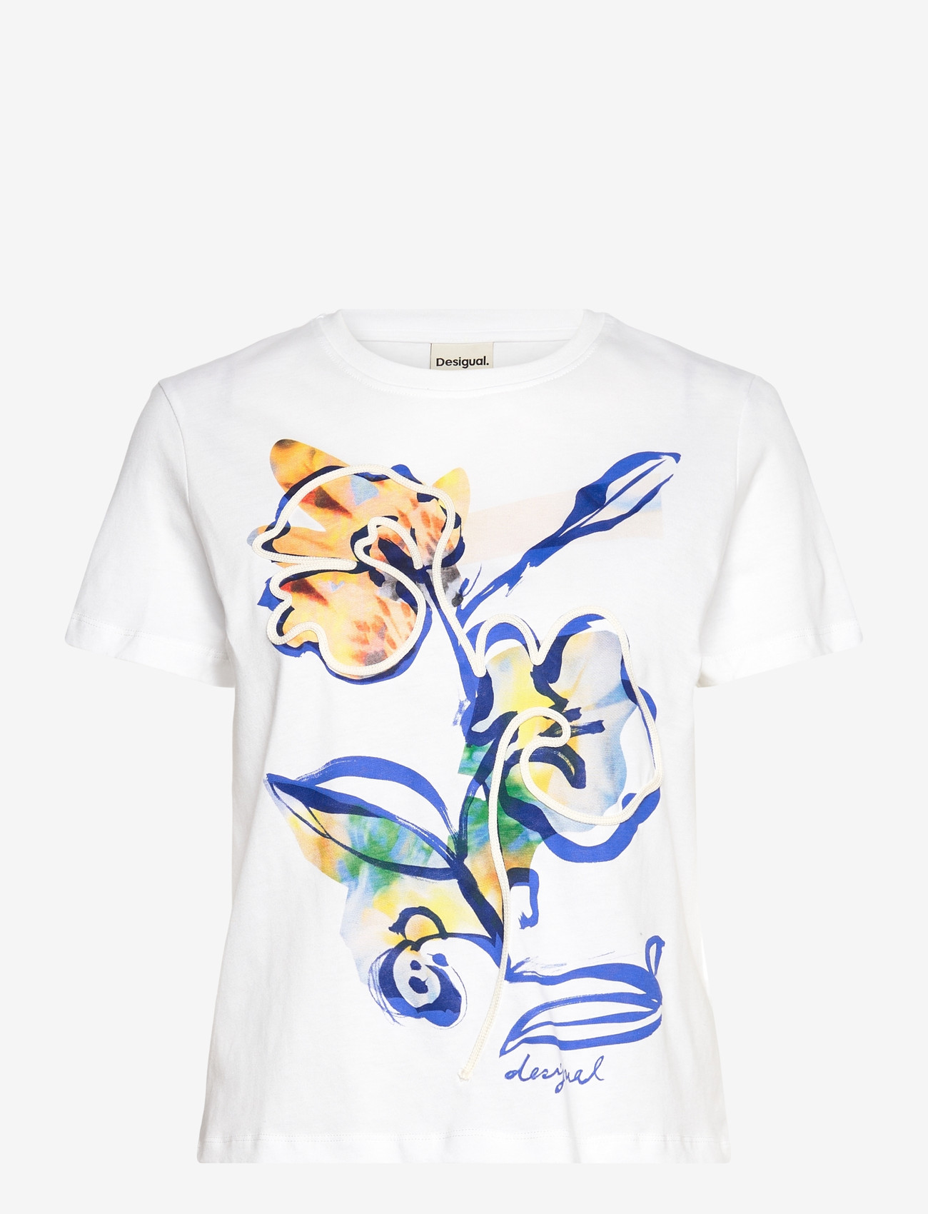 Desigual - TS_ZURICH - t-shirts - white - 1