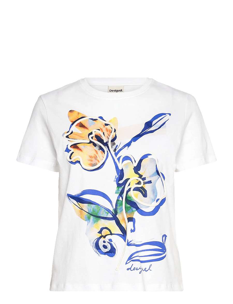 Desigual - TS_ZURICH - t-shirts & tops - white - 1