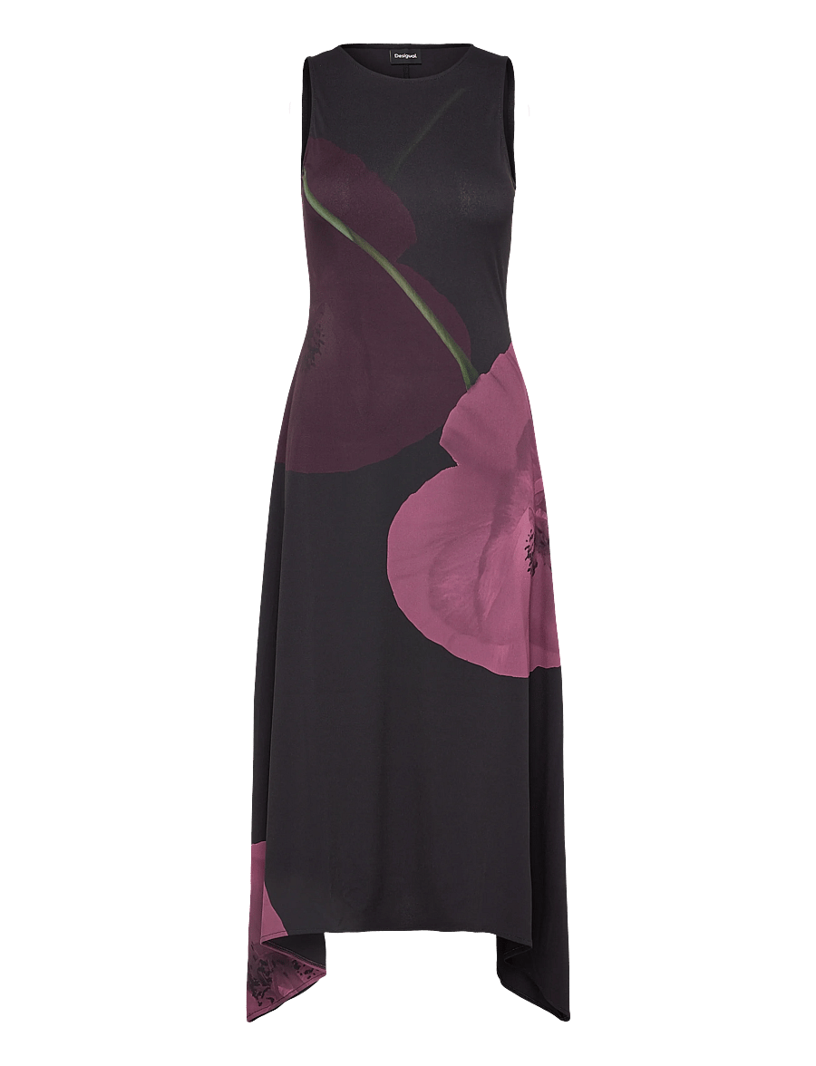 Desigual - VEST_VIRGINIA - midi-kleider - black - 1