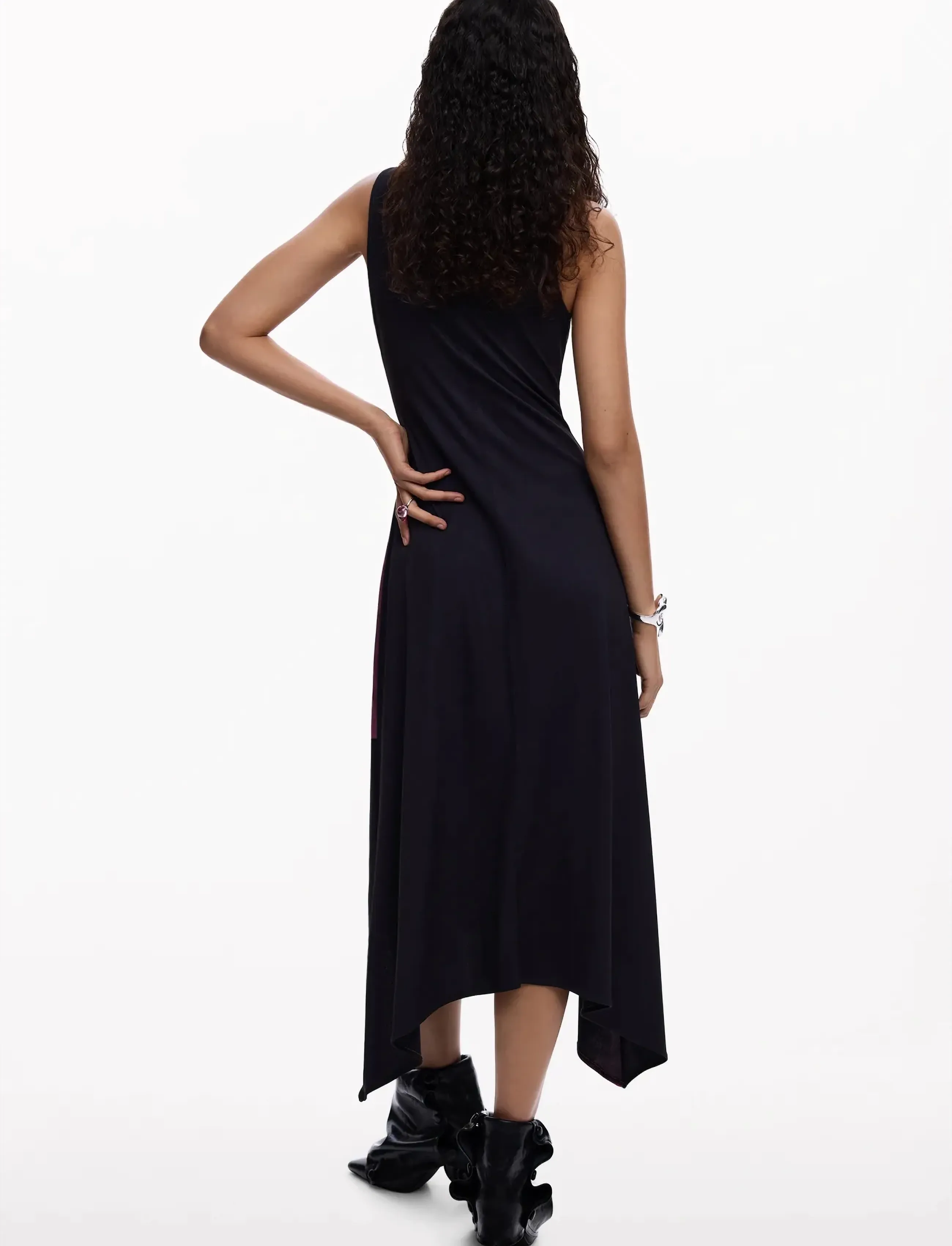 Desigual - VEST_VIRGINIA - midi-kleider - black - 3